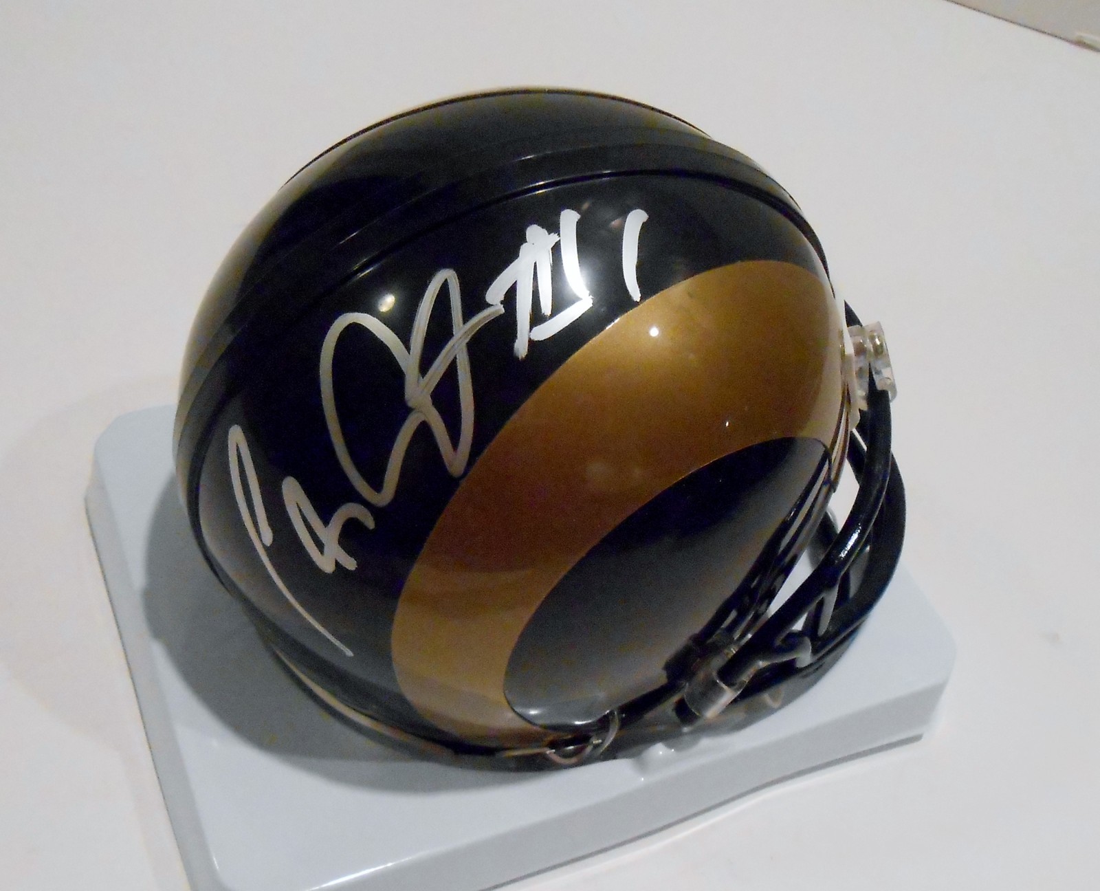 Tavon Austin Signed St. Louis Rams Mini Replica Helmet w/COA Collectible Memorabilia
