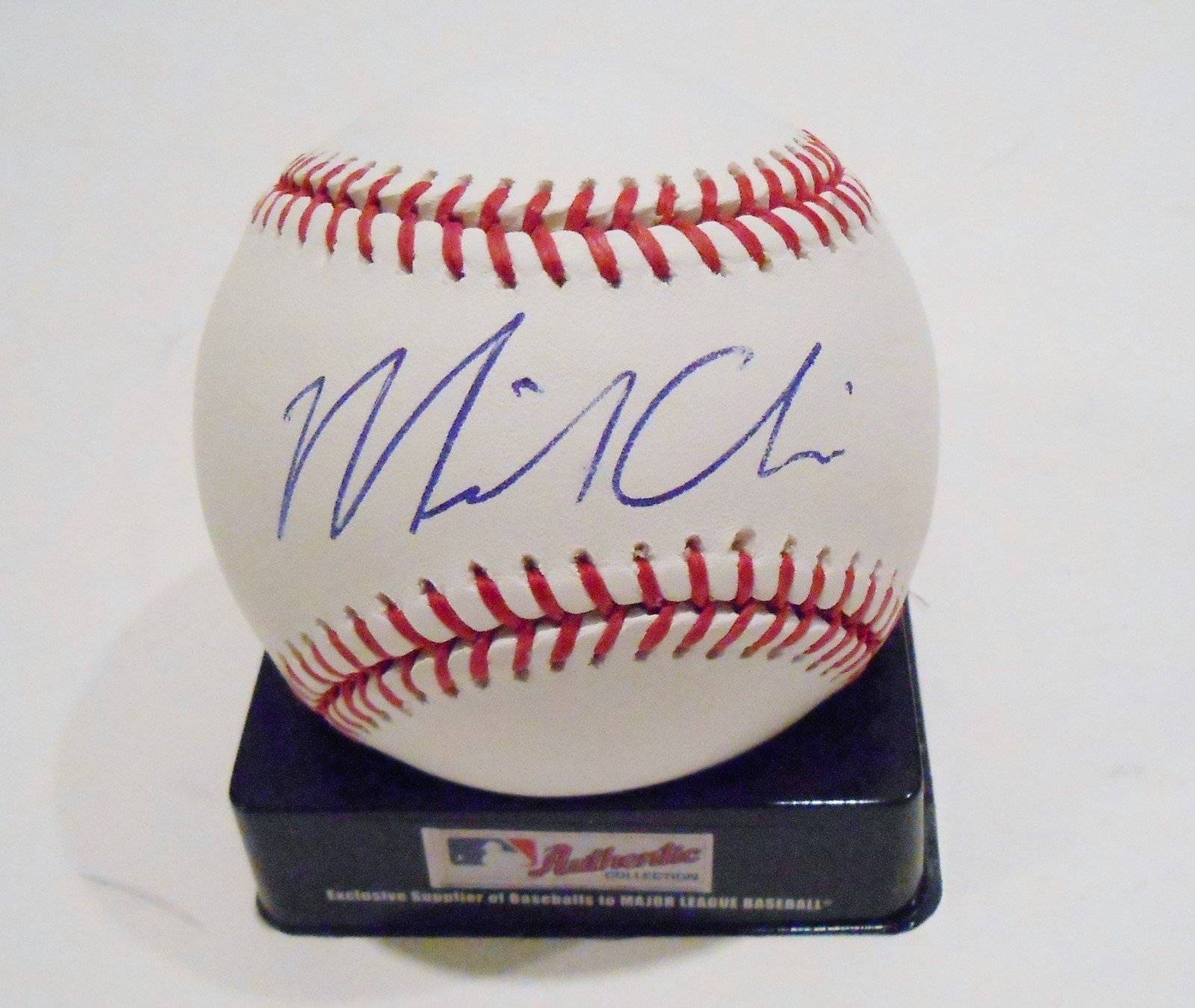 Michael Choice Signed Official Major League Game Baseball w/COA Oakland A's #1 Collectible Memorabilia