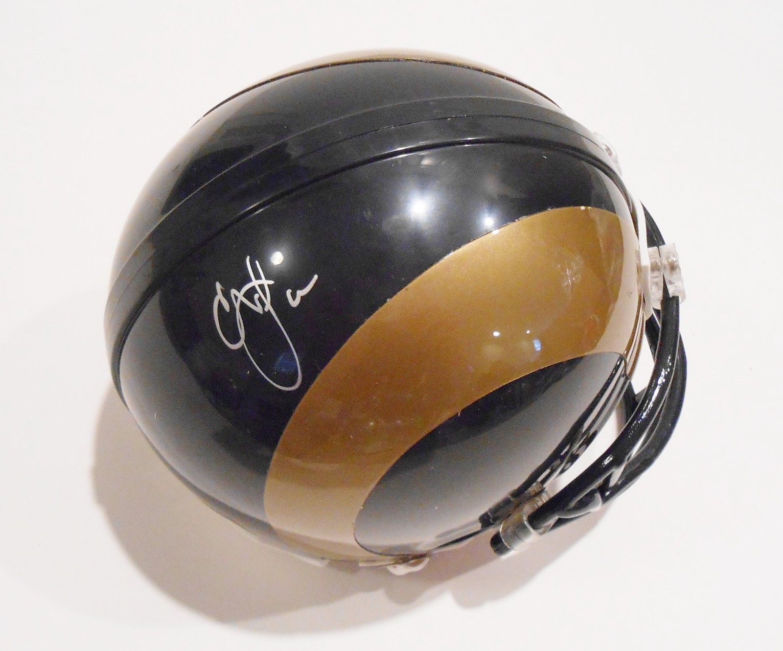 Cortland Finnegan Signed Mini Helmet w/COA St. Louis Rams Football Collectible Memorabilia