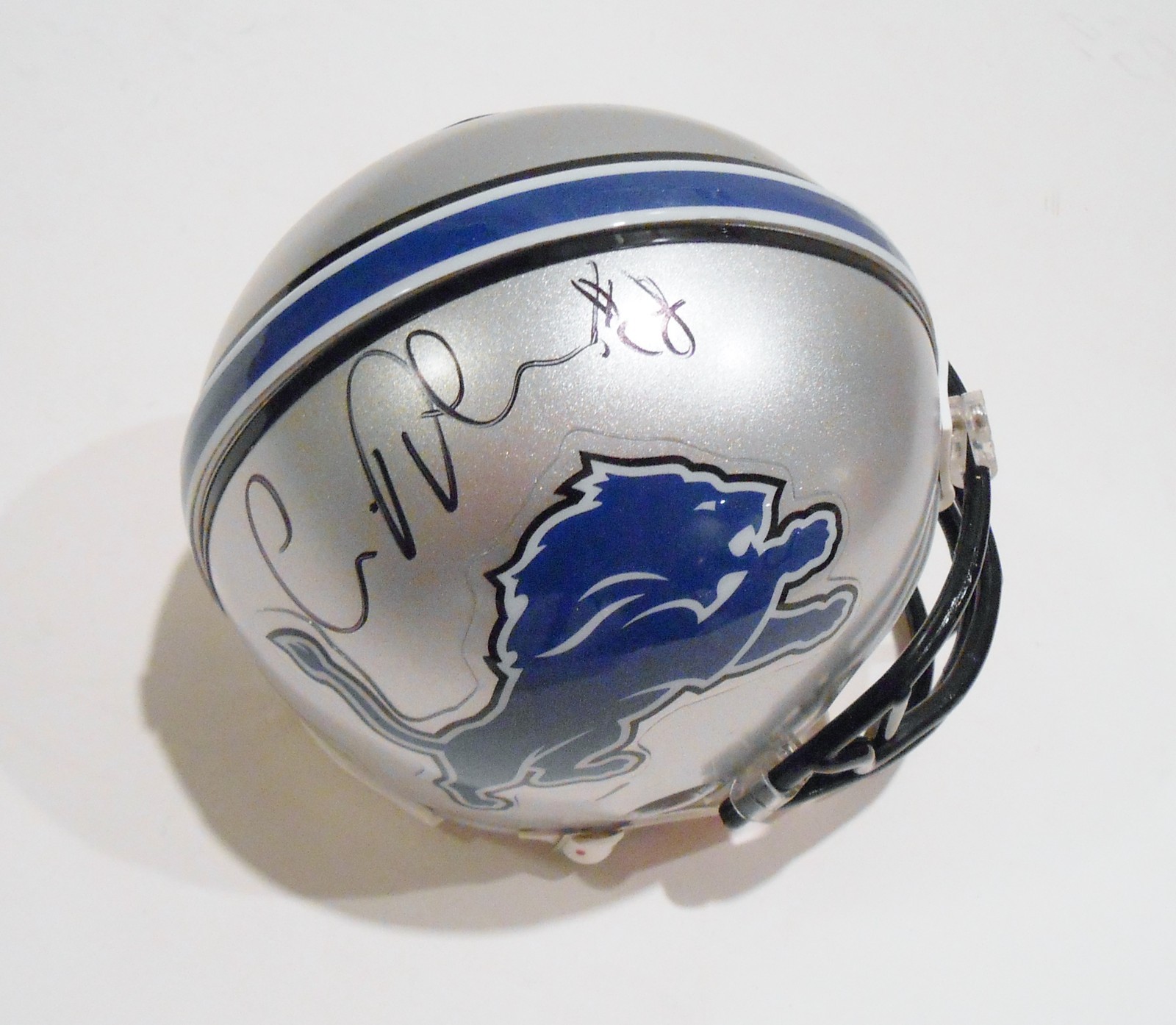 Louis Delmas Signed Mini Helmet w/COA Detroit Lions Football Collectible Memorabilia