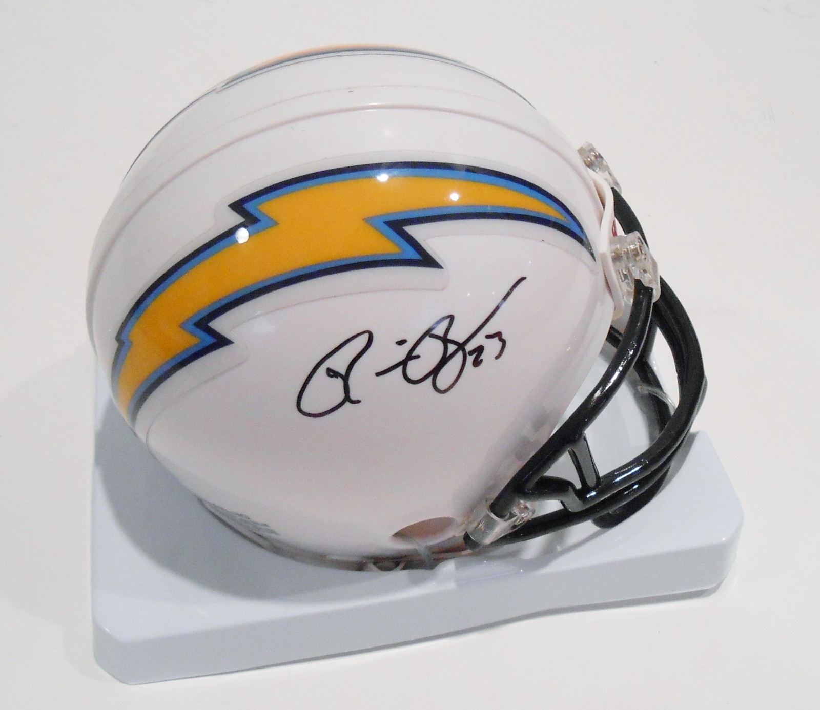 Ronnie Brown Signed San Diego Chargers Mini Helmet w/COA Dolphins Collectible Memorabilia