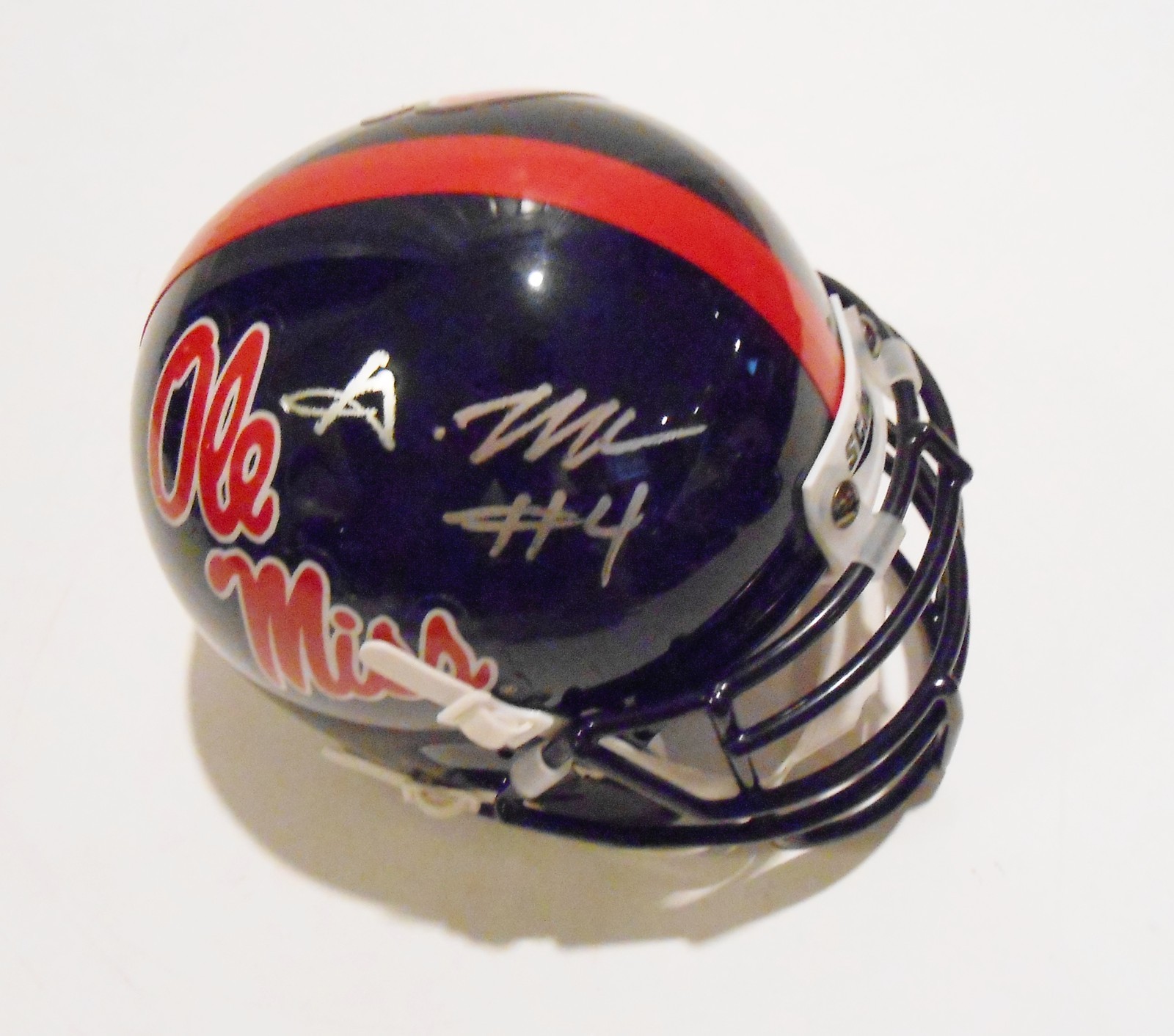 Denzel Nkemdiche Signed Ole Miss Running Rebels Mini Helmet w/COA Collectible Memorabilia