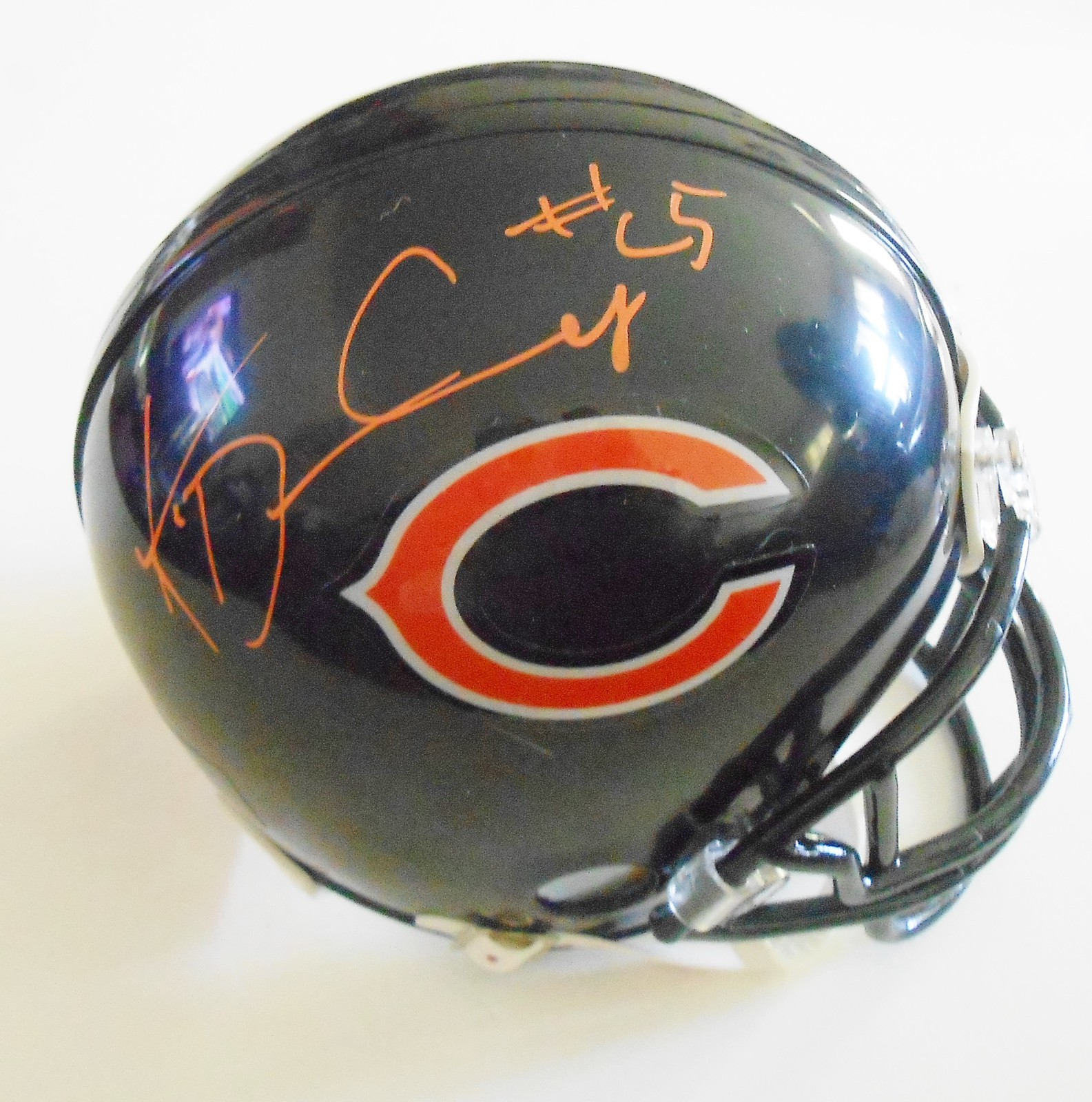 Ka'Deem Carey Signed Chicago Bears Mini Football Helmet w/COA #1 Collectible Memorabilia