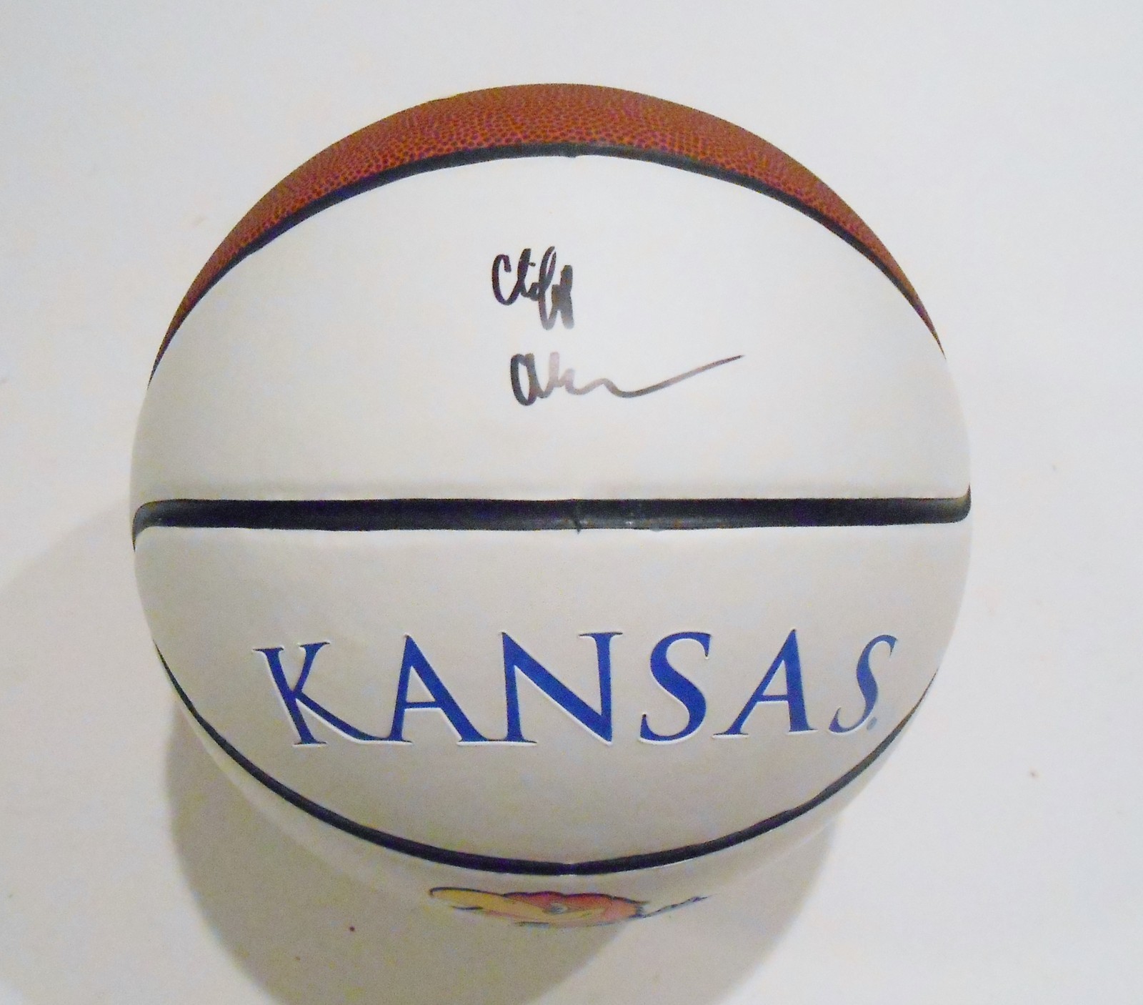 Cliff Alexander Signed Kansas Jayhawks Logo Basketball w/COA Collectible Memorabilia