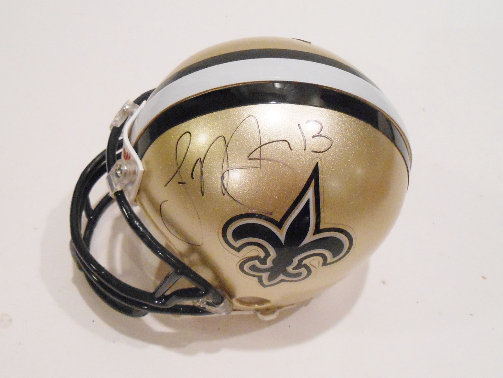Joseph Morgan Signed New Orleans Saints Mini Helmet w/COA #2 Collectible Memorabilia