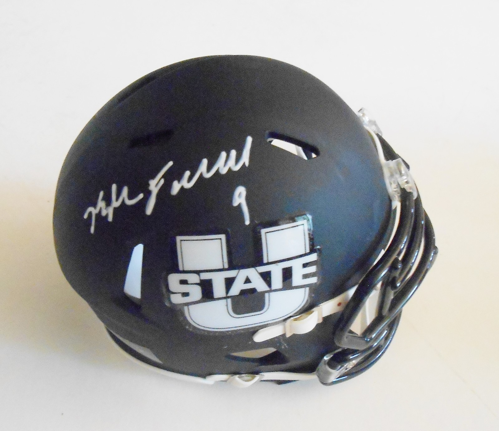 Kyler Fackrell Signed Utah State Aggies Mini Helmet w/COA Collectible Memorabilia
