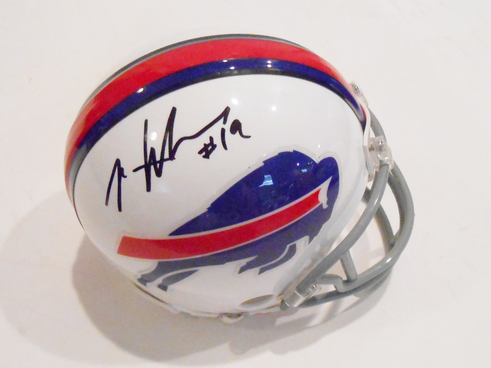 Mike Williams Signed Mini Helmet w/COA Buffalo Bills Football Collectible Memorabilia