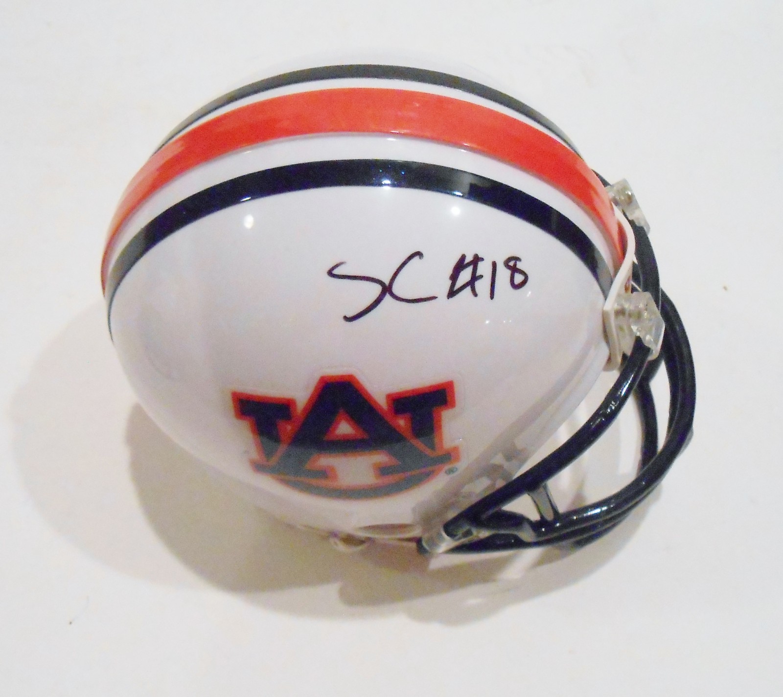 Sammie Coates Signed Auburn Tigers Mini Football Helmet w/COA War Eagle Collectible Memorabilia