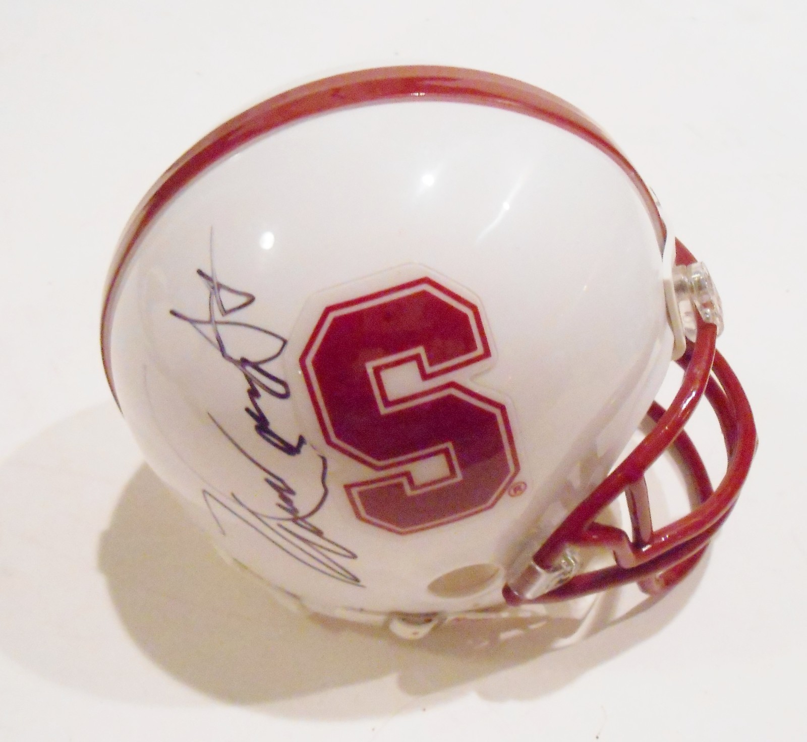 Keller Chryst Signed Stanford Mini Helmet w/COA Cardinal Football #1 Collectible Memorabilia