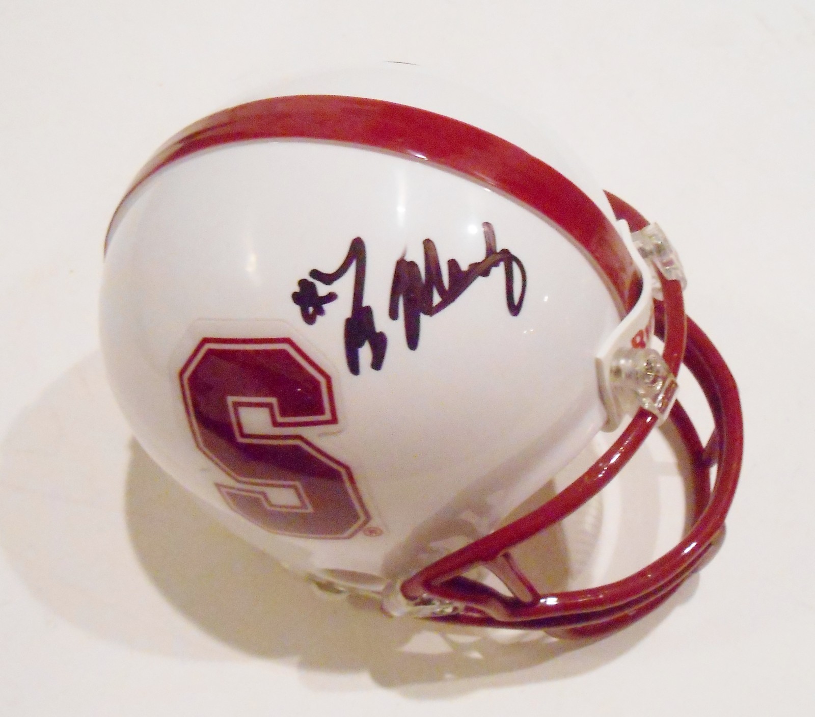 Ty Montgomery Signed Stanford Mini Helmet w/COA Cardinal Football Collectible Memorabilia