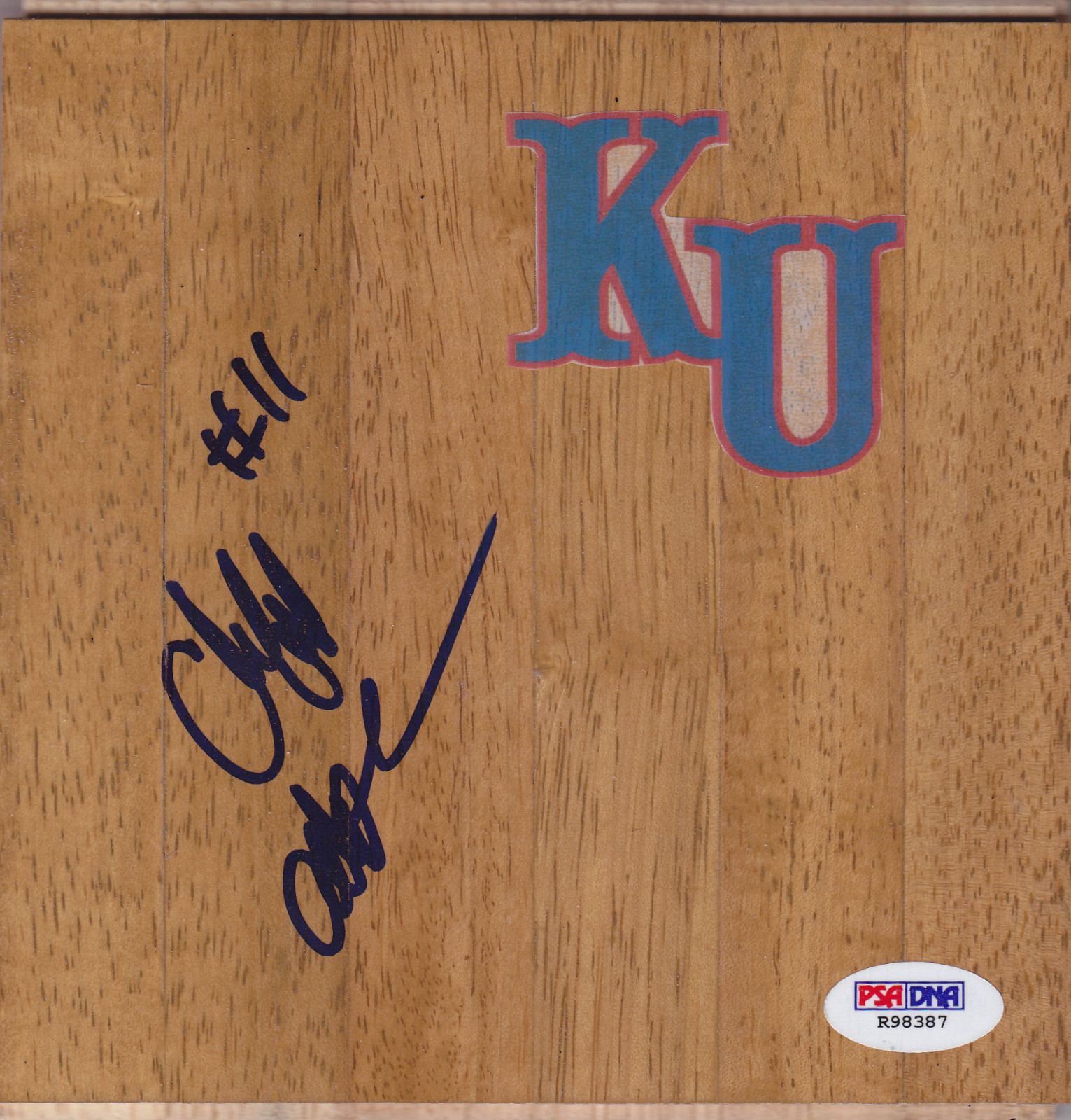 Cliff Alexander Signed Kansas Jayhawks Custom Floorboard w/PSA DNA Collectible Memorabilia