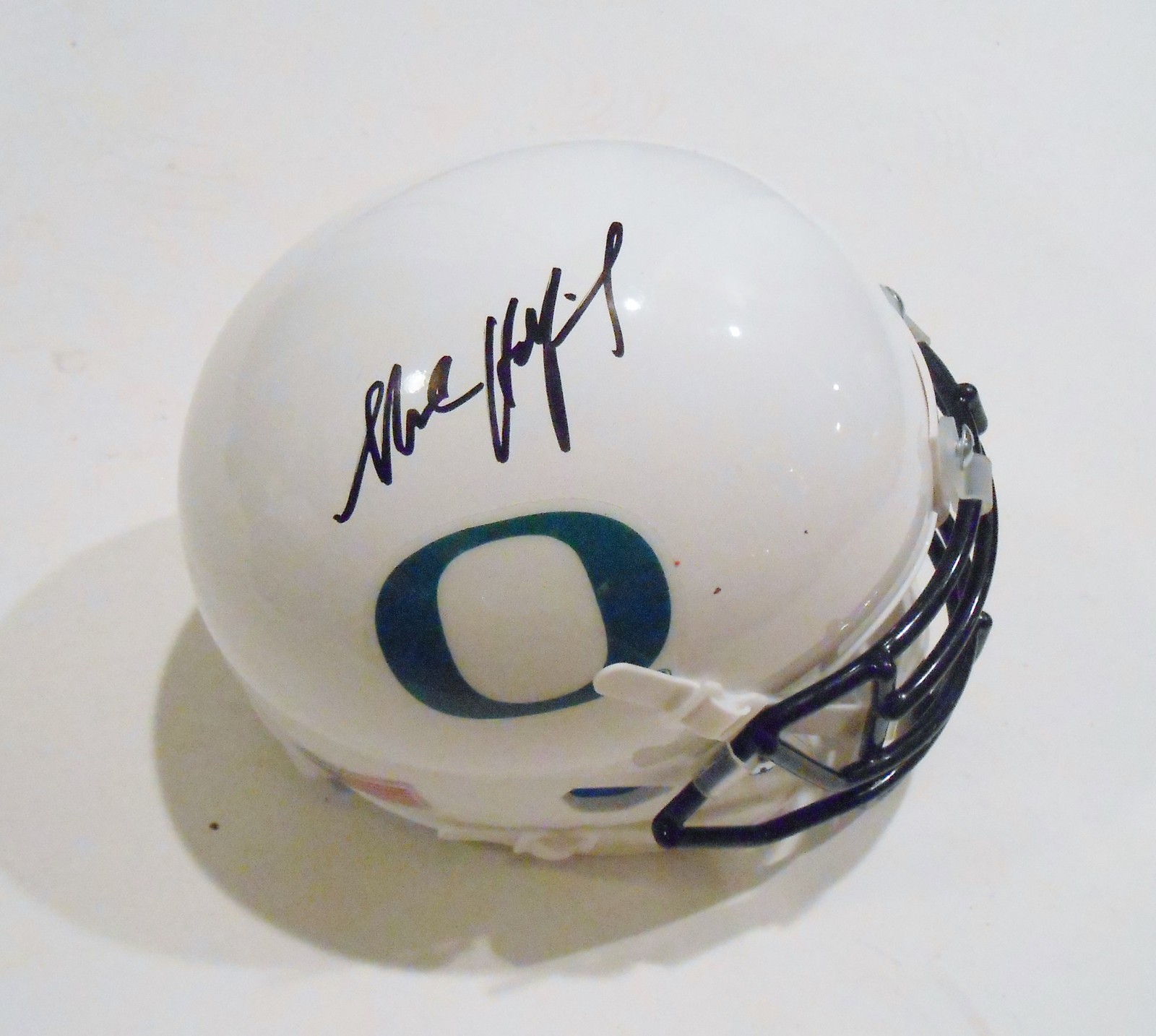 Mark Helfrich Signed Oregon Ducks Football Mini Helmet w/COA C Collectible Memorabilia