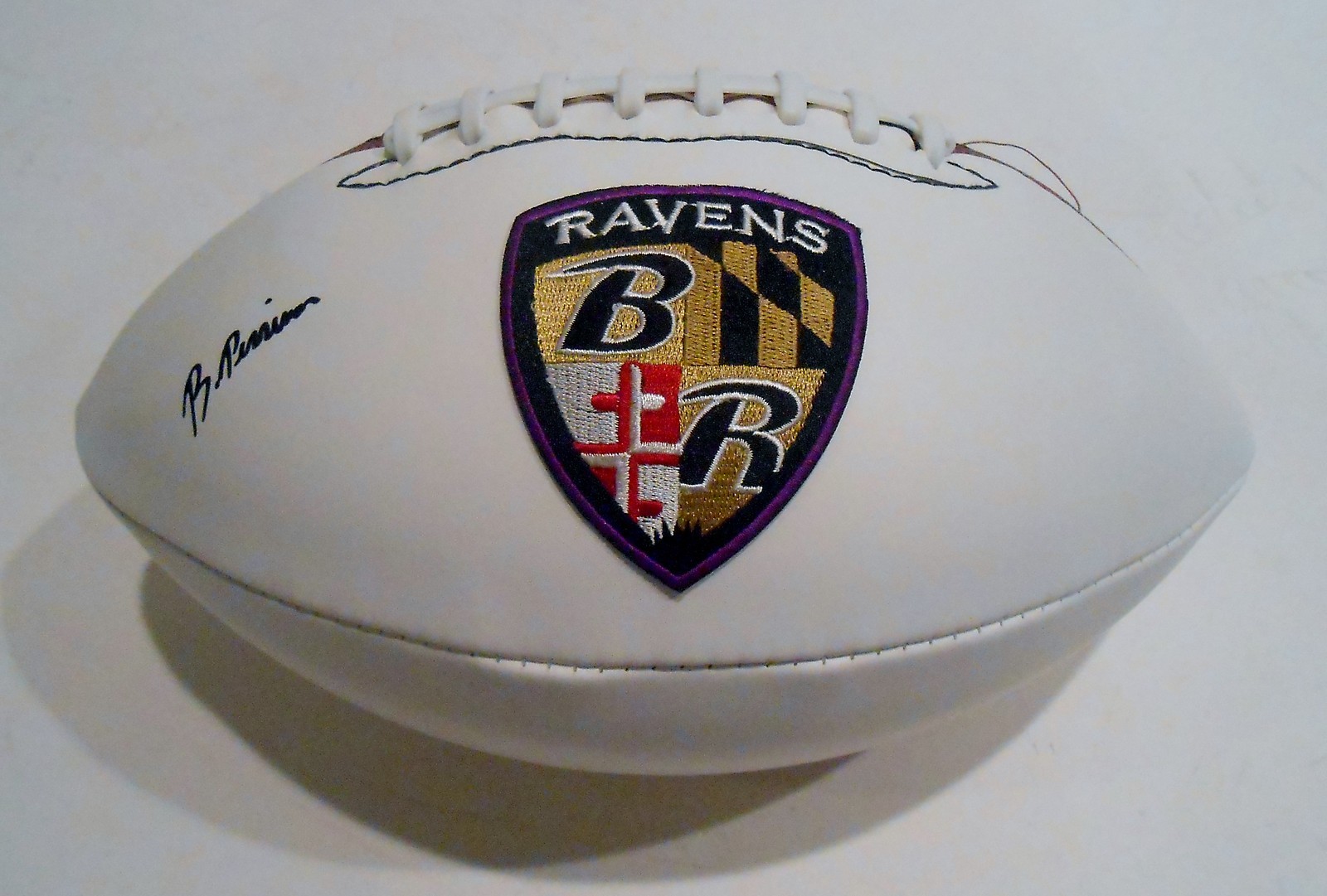 Breshad Perriman Signed Baltimore Ravens Logo Football w/COA 2015 NFL Draft Collectible Memorabilia