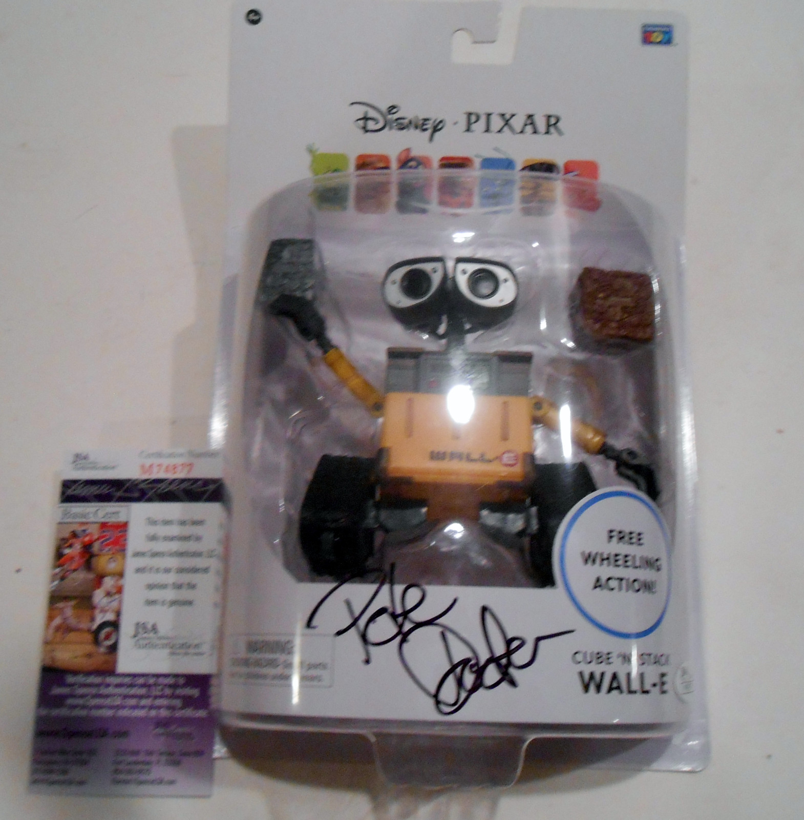 Pete Docter Signed WALL-E Toy w/JSA COA Toy Story Monsters. Inc Collectible Memorabilia