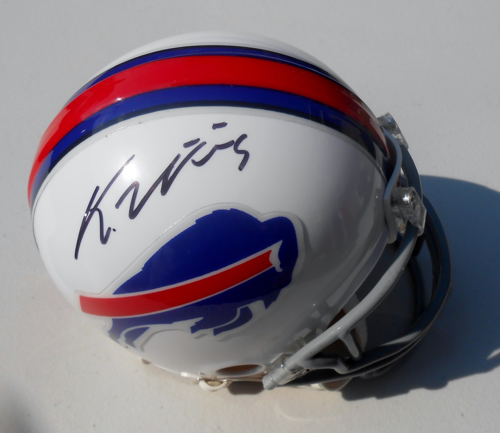 Karlos Williams Signed Buffalo Bills Football Mini Helmet w/COA Collectible Memorabilia