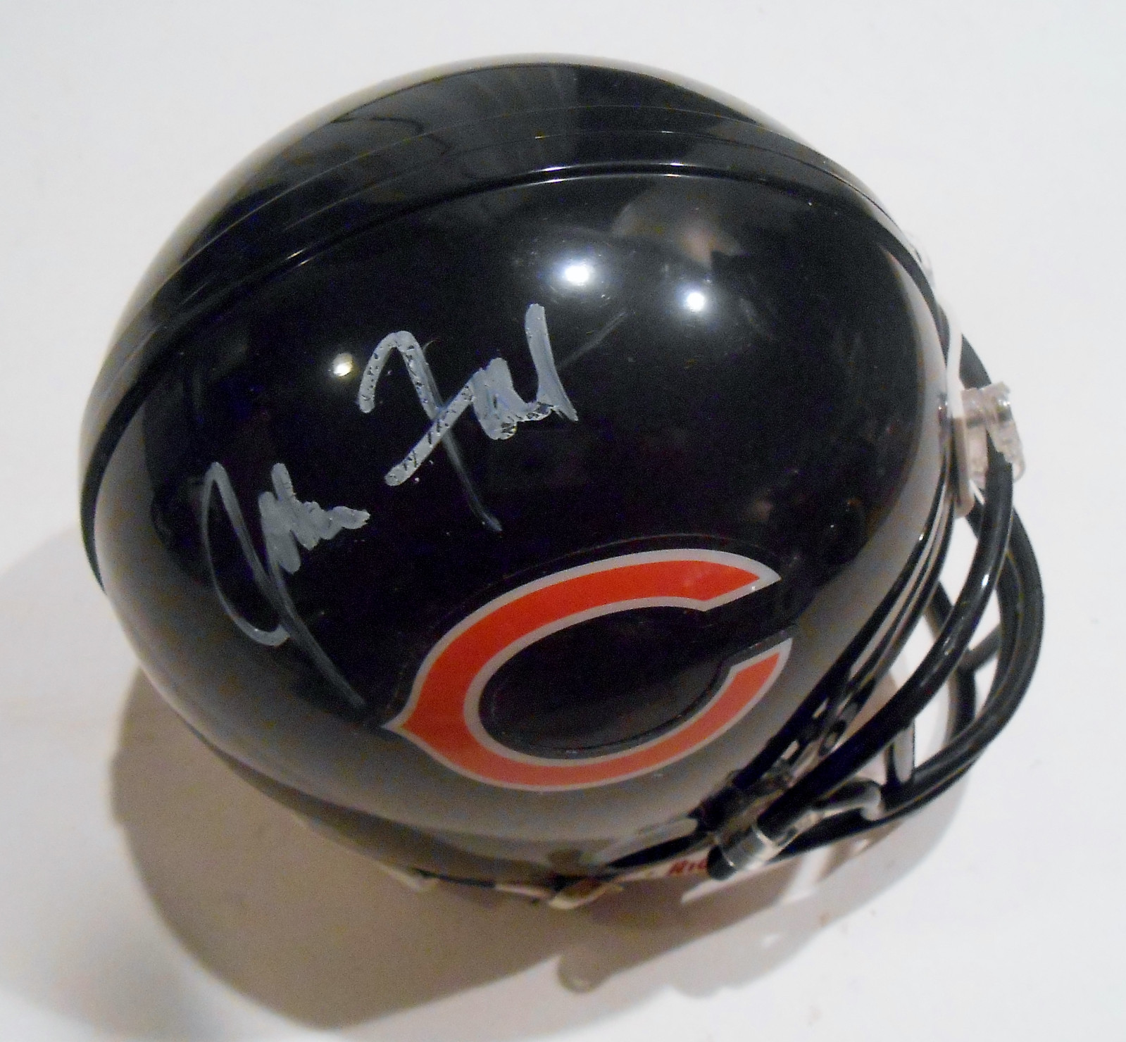 John Fox Signed Chicago Bears Football Mini Helmet w/COA Collectible Memorabilia