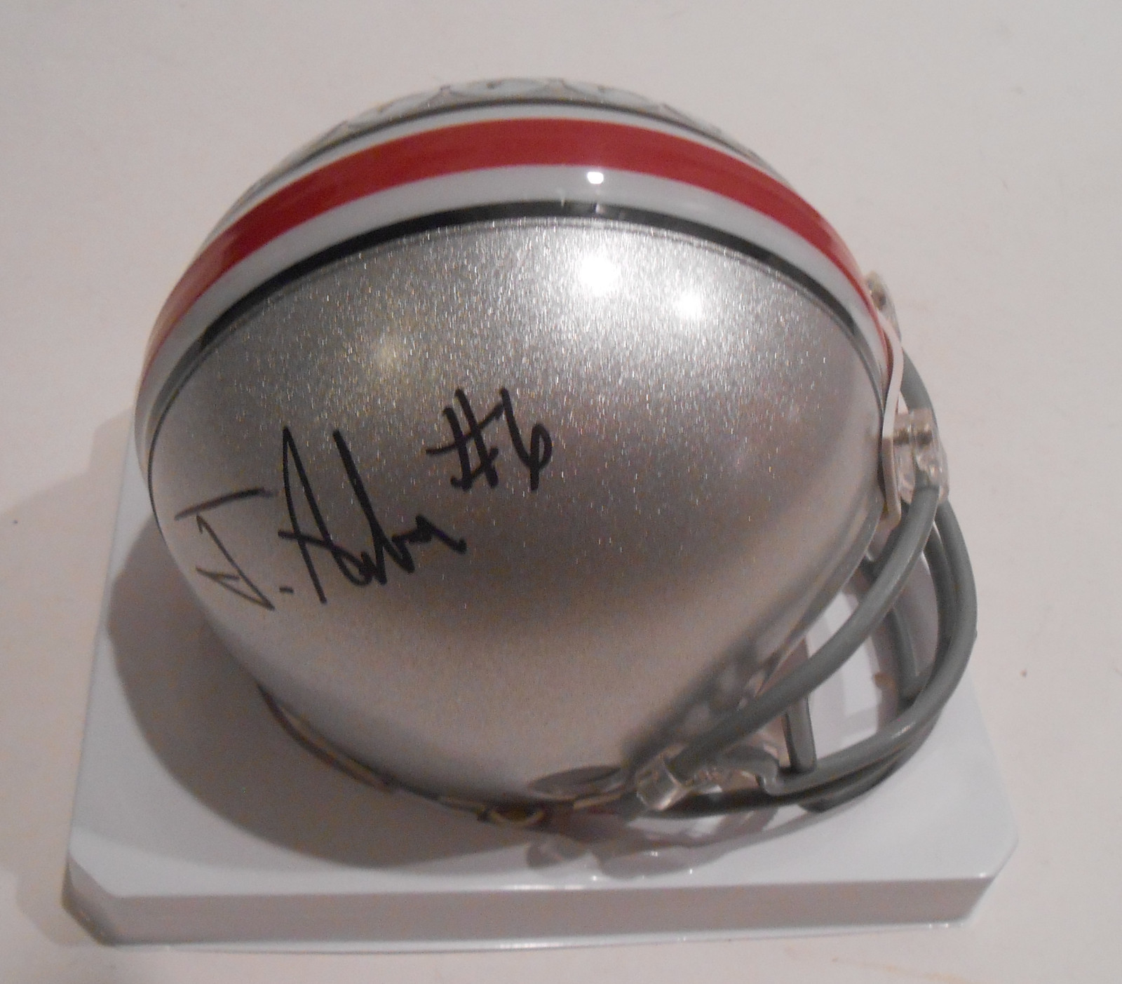 Torrance Gibson Signed Ohio State Buckeyes Mini Football Helmet w/COA C Collectible Memorabilia