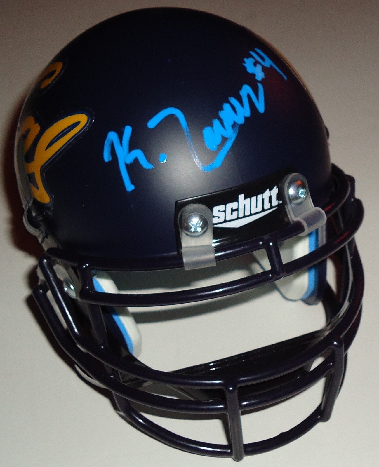 Kenny Lawler Jr signed California Golden Bears mini football helmet w/coa #3 Collectible Memorabilia