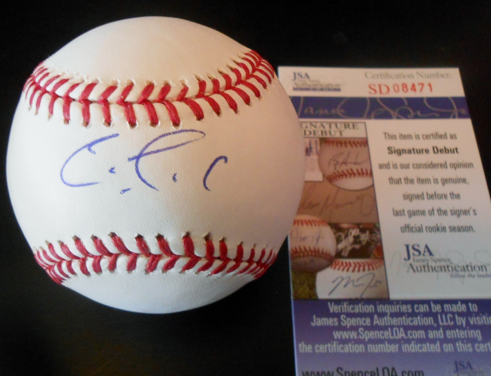 Carlos Correa Signed Official MLB Baseball w/JSA COA SD08471 Collectible Memorabilia