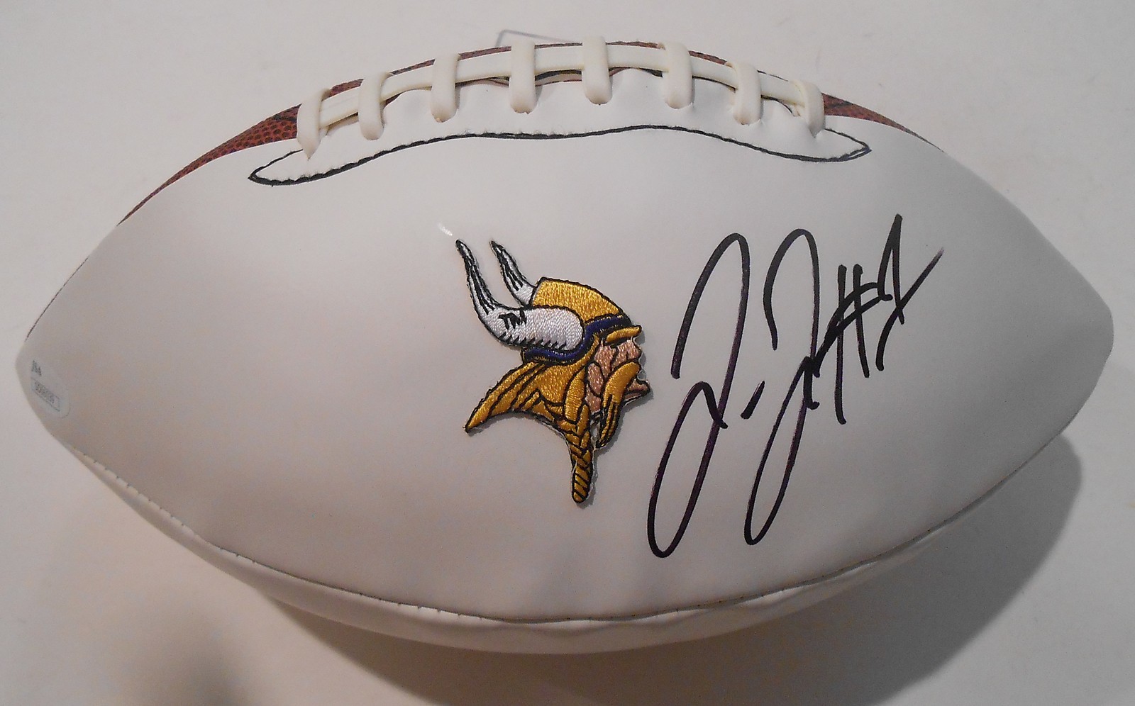 Laquon Treadwell Signed Minnesota Vikings Logo Football w/JSA COA SD06039 Collectible Memorabilia