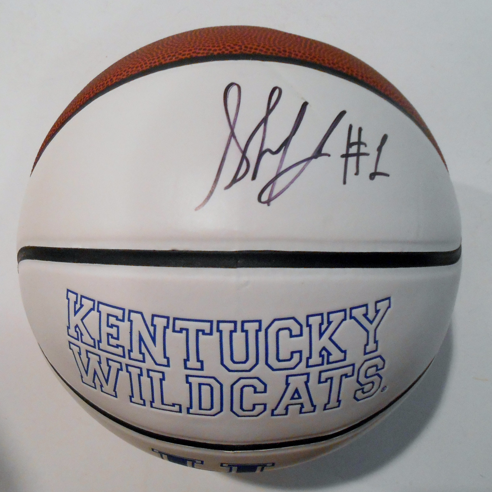 Skal Labissiere Signed Kentucky Wildcats Logo Basketball w/JSA COA SD08610 Collectible Memorabilia