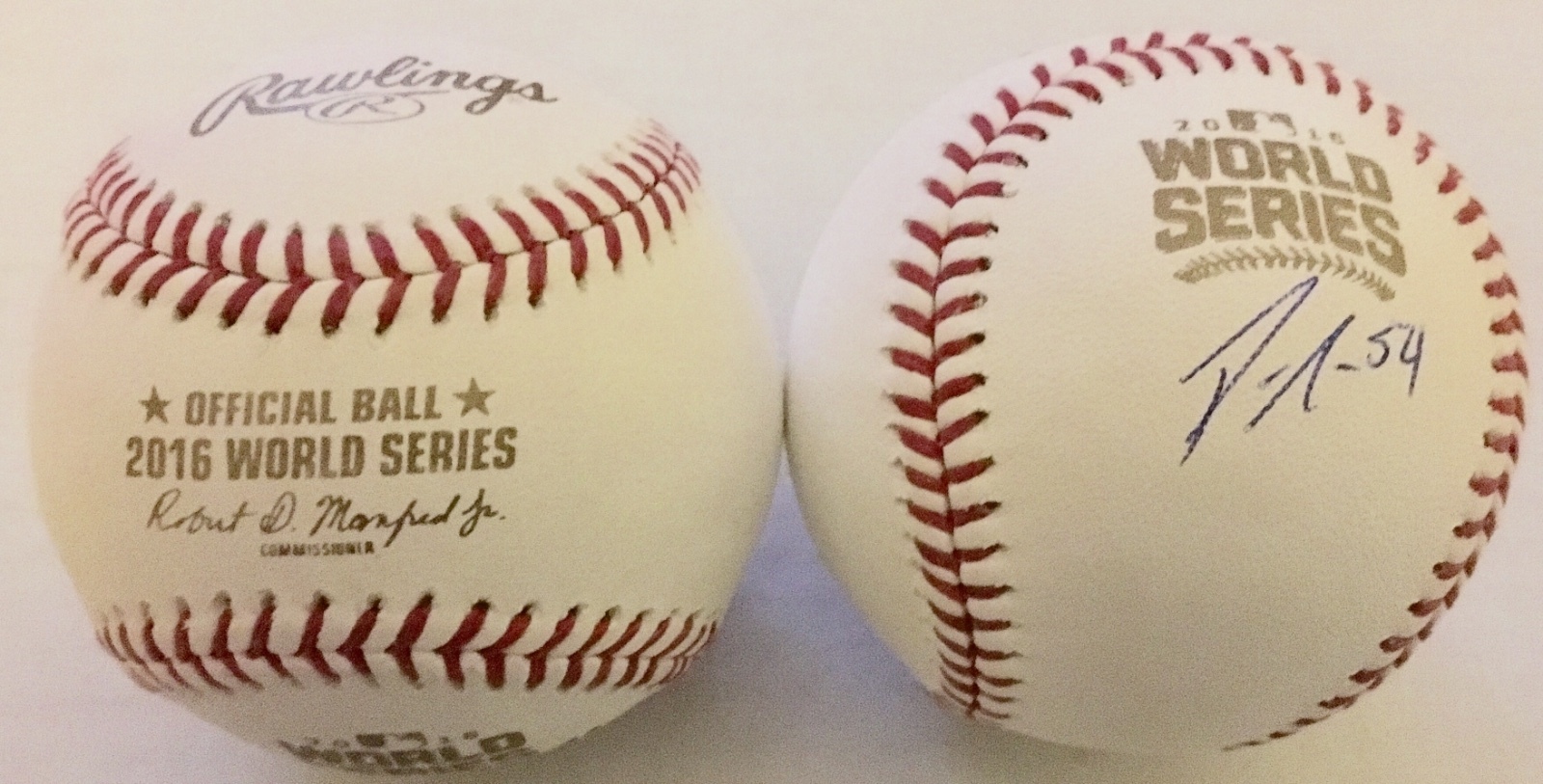 Ryan Merritt Signed 2016 World Series Baseball w/COA Cleveland Indians Collectible Memorabilia