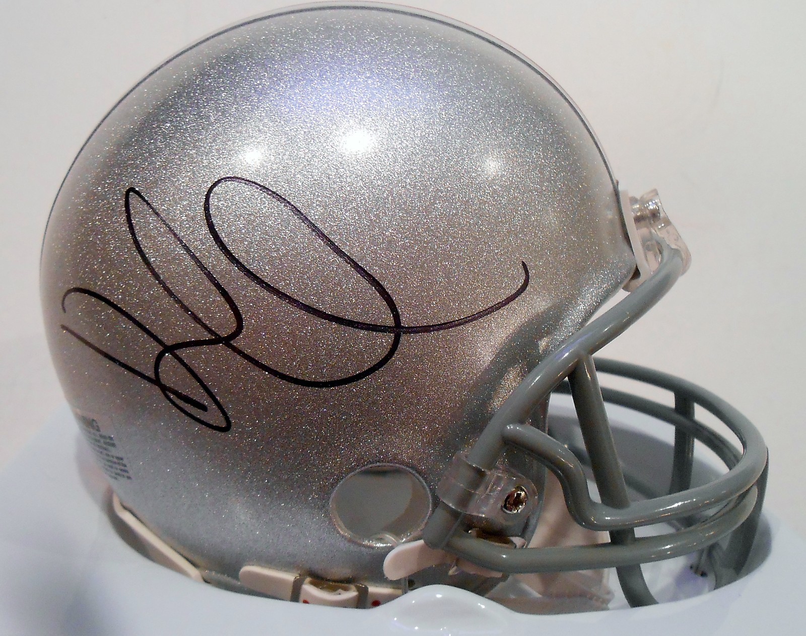 Demario McCall Signed Ohio State Buckeyes Mini Helmet w/COA C Collectible Memorabilia