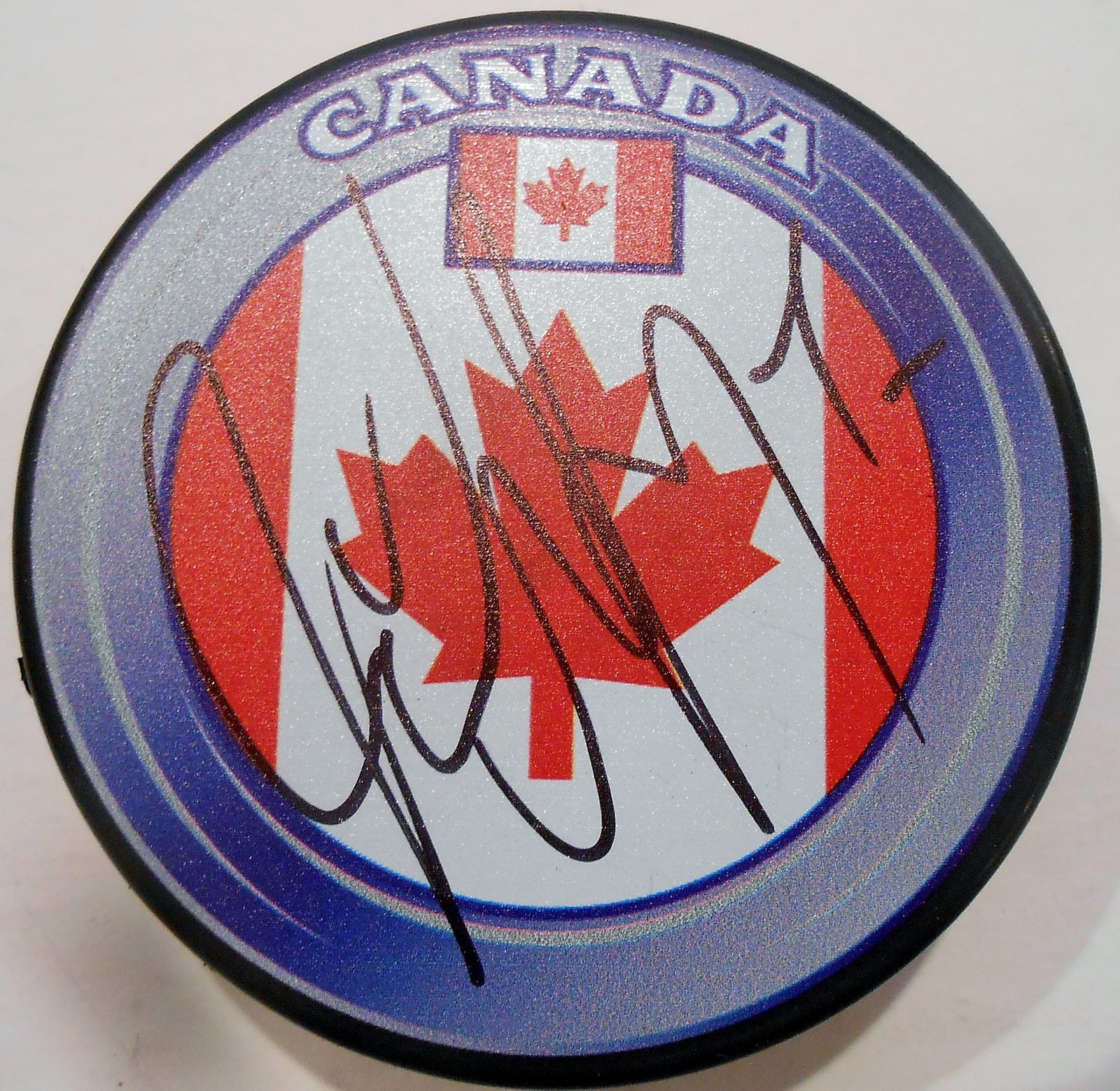 Jake Muzzin Signed Team Canada Hockey Puck w/COA Los Angeles Kings Collectible Memorabilia