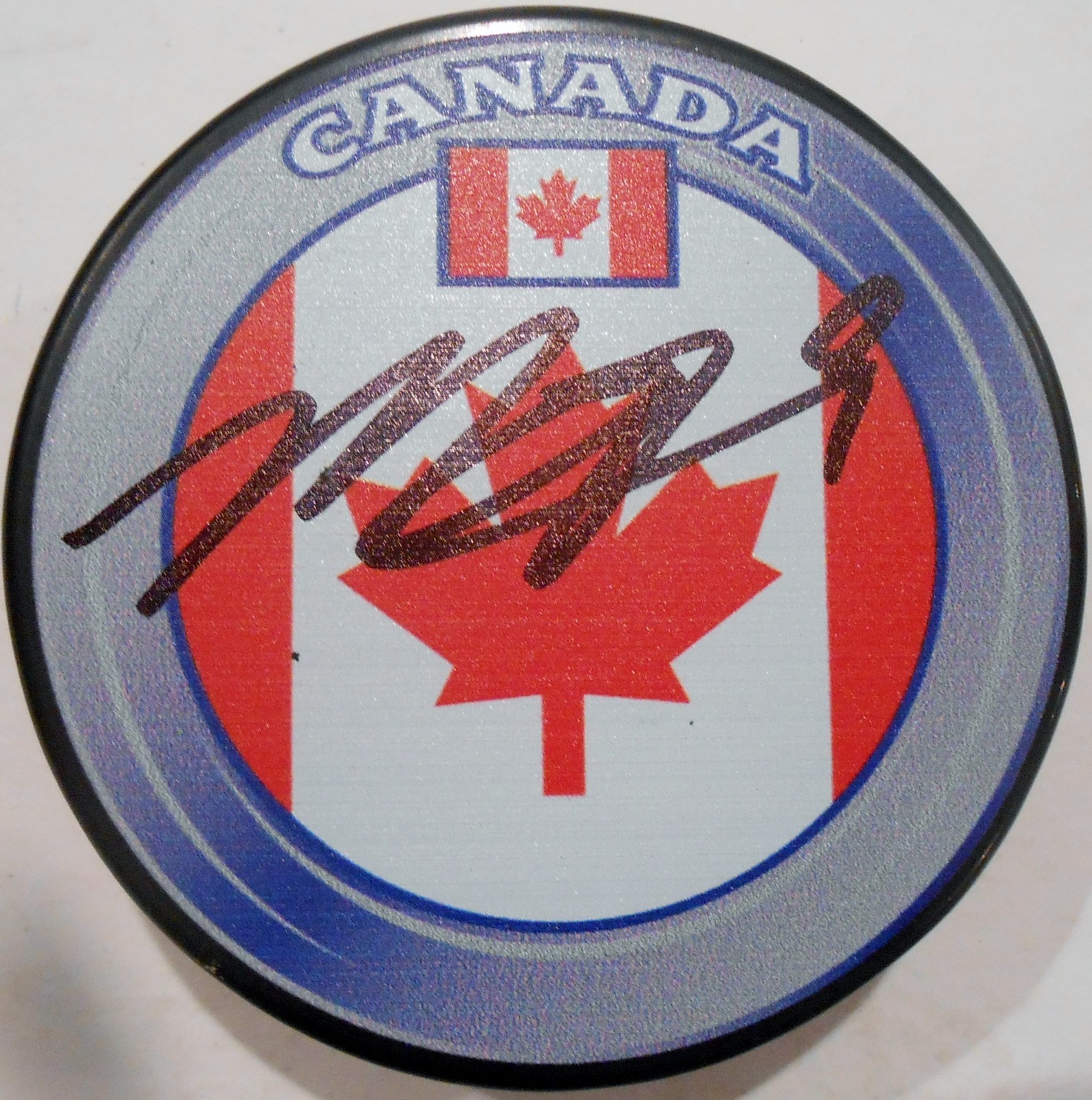 Matt Duchene Signed Team Canada Hockey Puck w/COA Colorado Avalanche Collectible Memorabilia