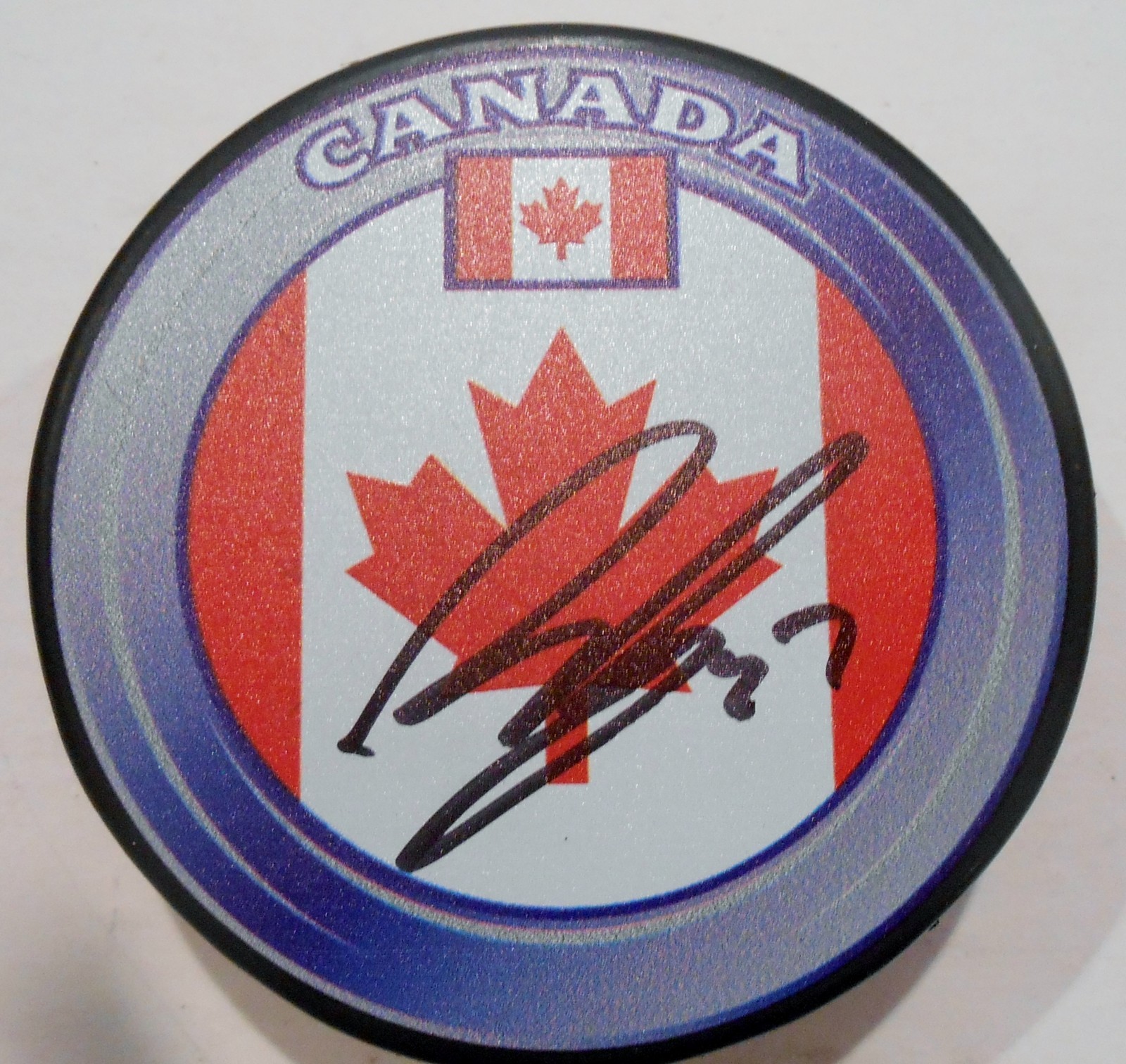 Ryan Murray Signed Team Canada Hockey Puck w/COA Columbus Blue Jackets Collectible Memorabilia