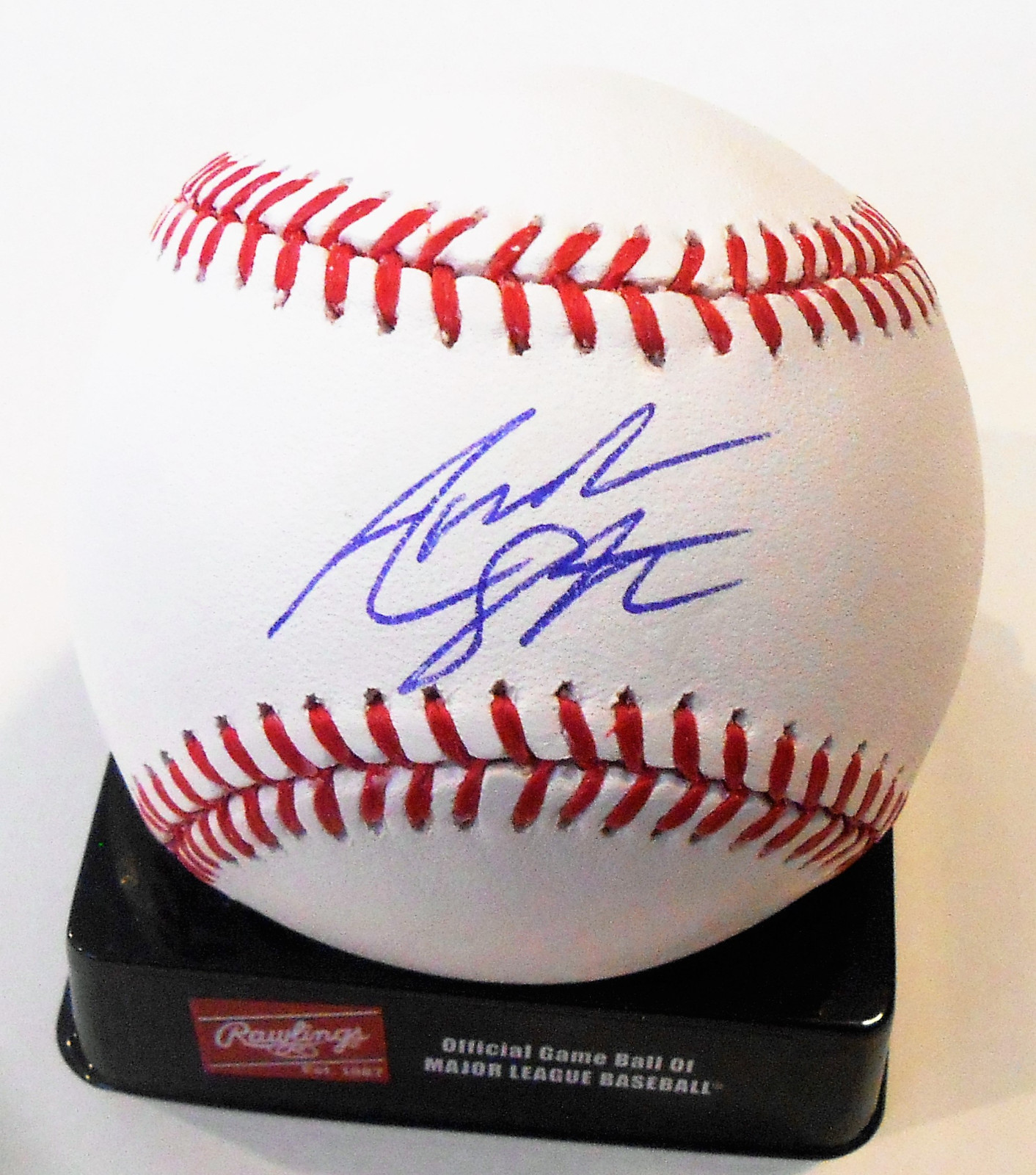 Andrew Stevenson Signed Official Major League Baseball W/COA Nationals Collectible Memorabilia