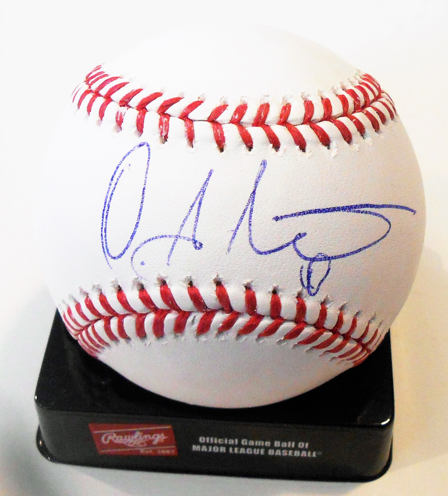 Osvaldo Abreu Signed Official Major League Baseball W/COA Washington Nationals Collectible Memorabilia