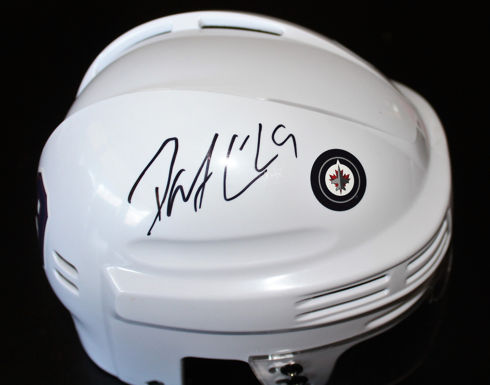 Patrik Laine Signed Winnipeg Jets Mini Hockey Helmet w/COA ROY All Star Collectible Memorabilia