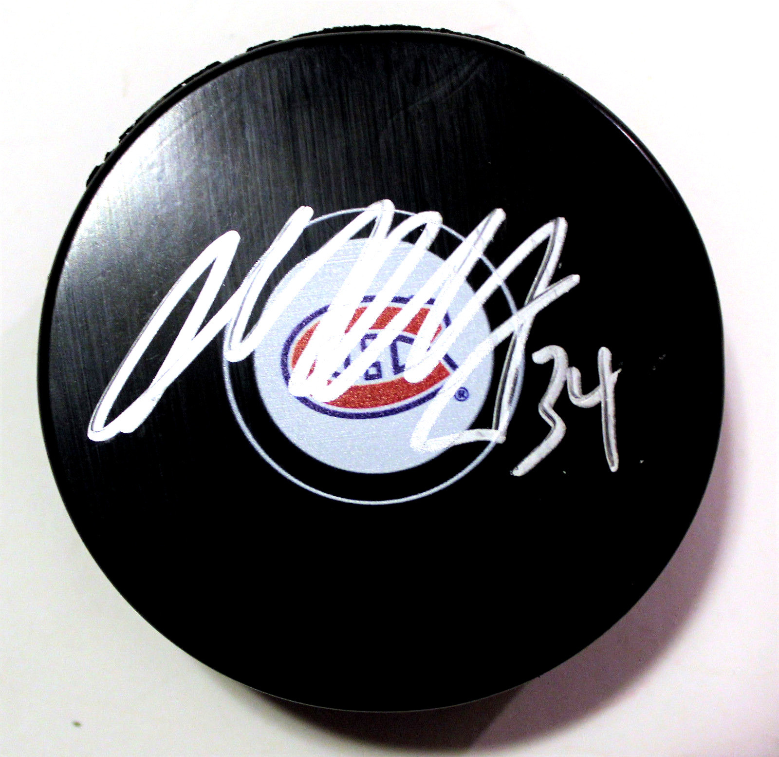 Michael McCarron Signed Montreal Canadiens Autograph Puck w/COA 2017 Collectible Memorabilia
