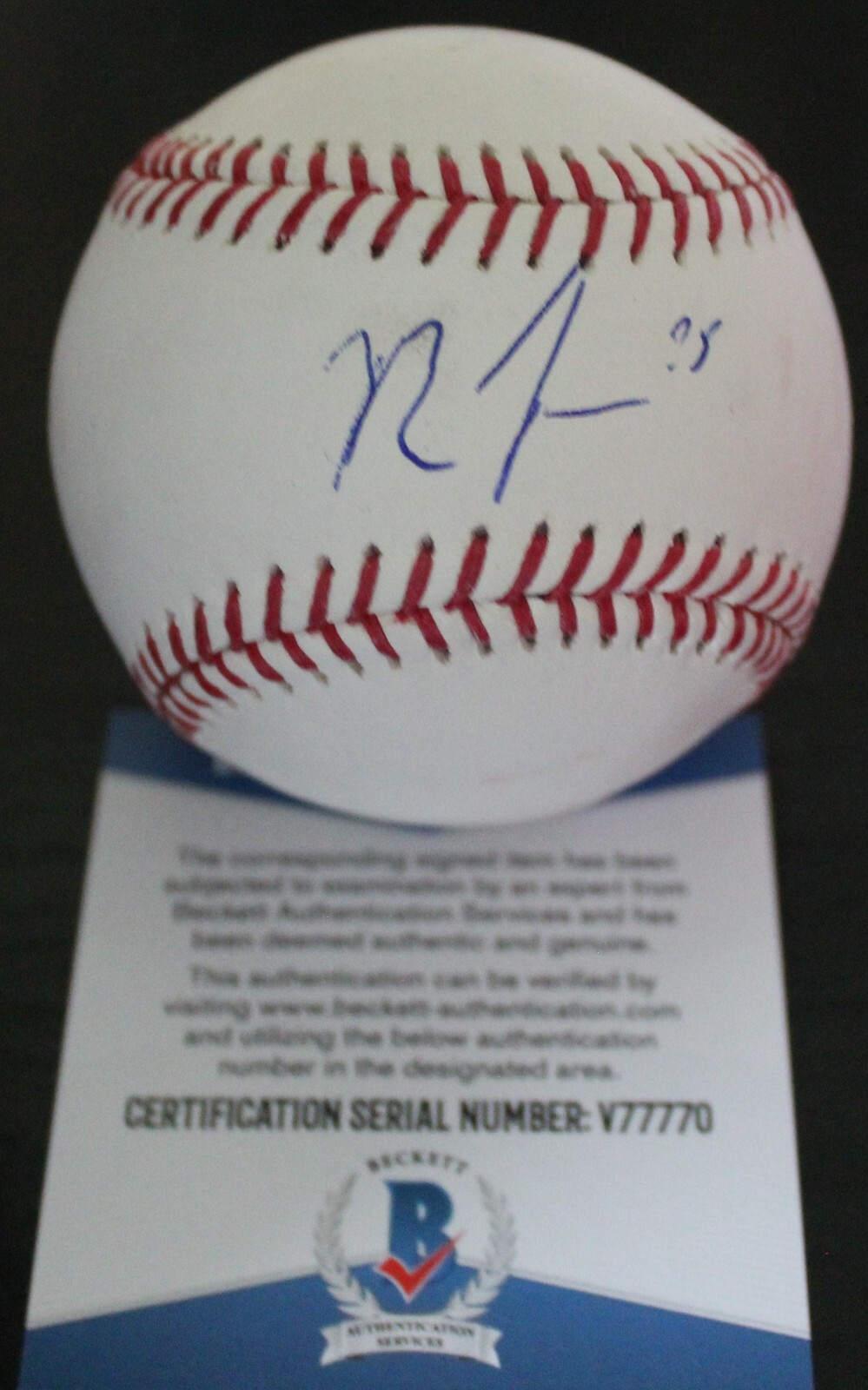 Matt Thaiss Signed Official Major League Baseball w/COA Los Angeles Angels Collectible Memorabilia