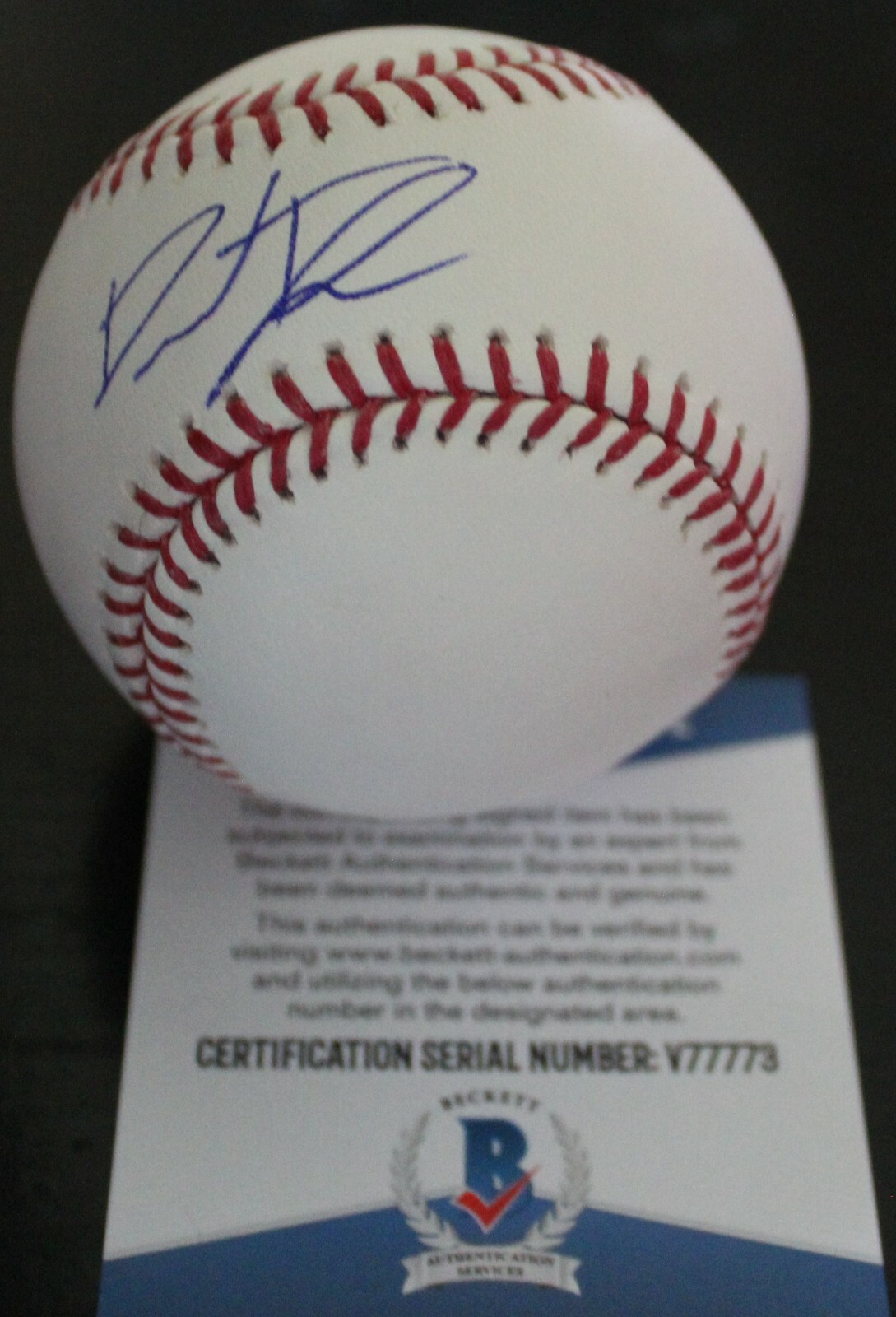 David Thompson Signed Official Major League Baseball w/COA New York Mets Collectible Memorabilia