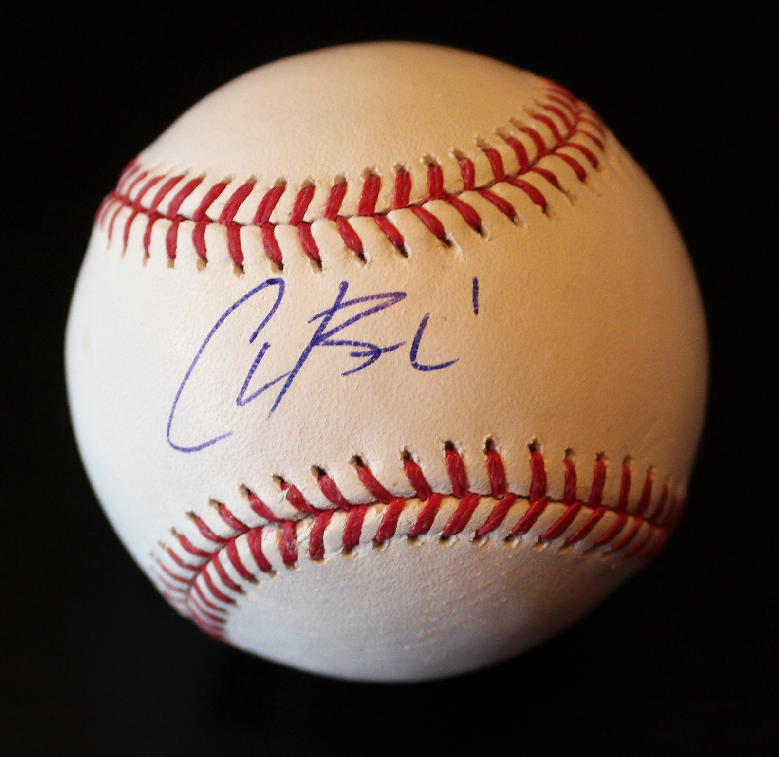 Charcer Burks Signed Official Major League Baseball w/COA Chicago Cubs Collectible Memorabilia