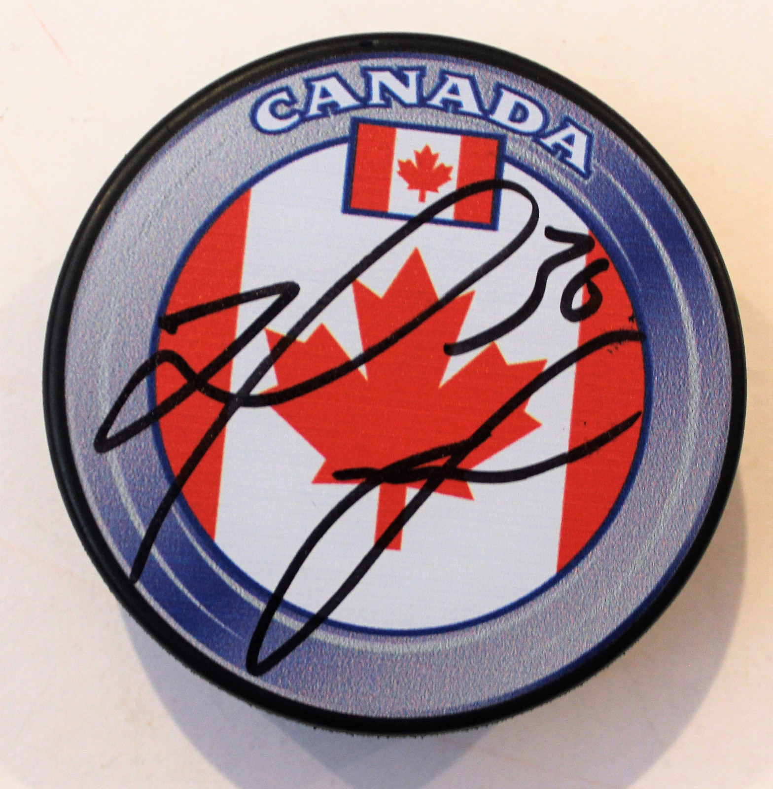 Matt Murray Signed Team Canada Hockey Puck w/COA Pittsburgh Penguins #5 Collectible Memorabilia