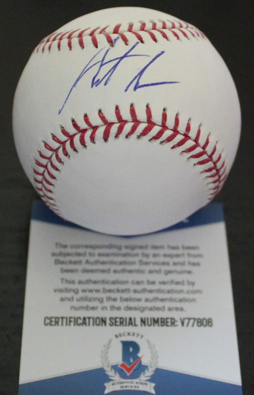 Austin Allen San Diego Padres Signed Official Major League Baseball W/COA Collectible Memorabilia