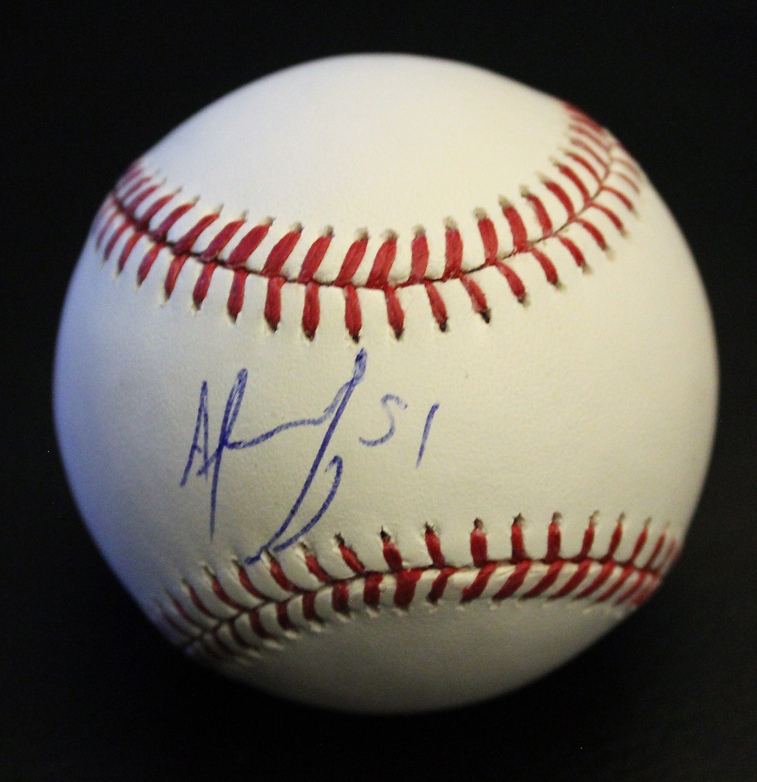 Darwinzon Hernandez Signed Official Major League Baseball W/COA #1 Collectible Memorabilia