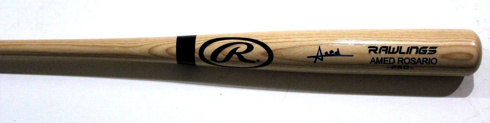 Amed Rosario New York Mets Signed Rawlings Baseball Bat W/COA Collectible Memorabilia
