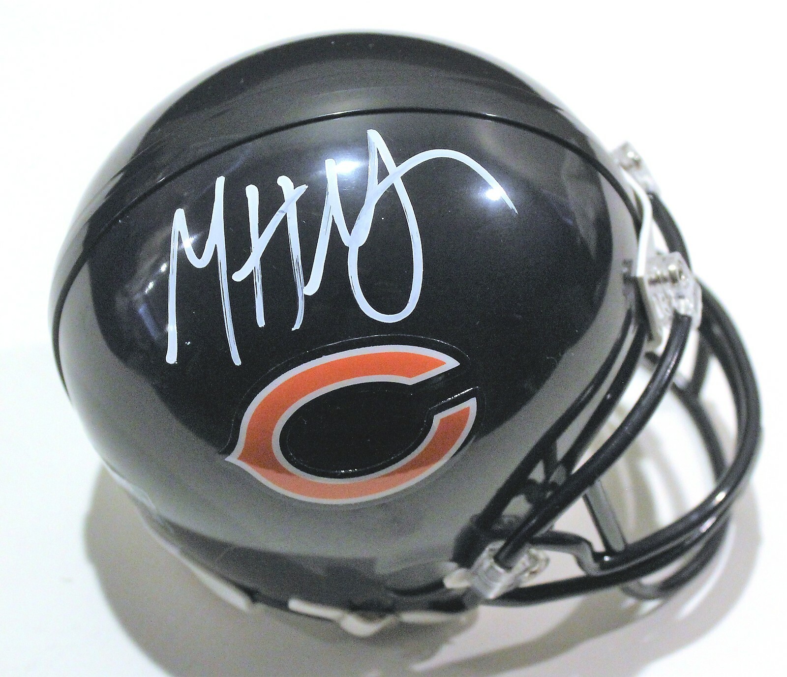 Matt Nagy Signed Chicago Bears Mini Football Helmet W/COA 2019 Collectible Memorabilia