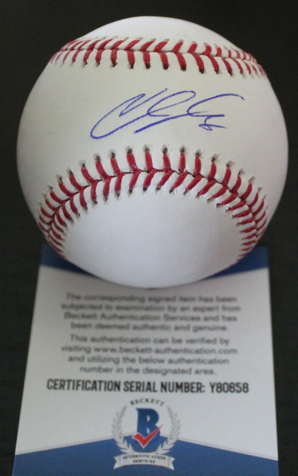 Colton Welker Colorado Rockies Signed Official Major League Baseball w/COA 19 Collectible Memorabilia