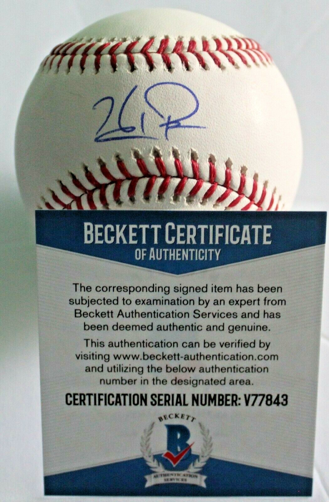 Hudson Potts Signed Official Major League Baseball Padres W/Beckett COA V77843 Collectible Memorabilia