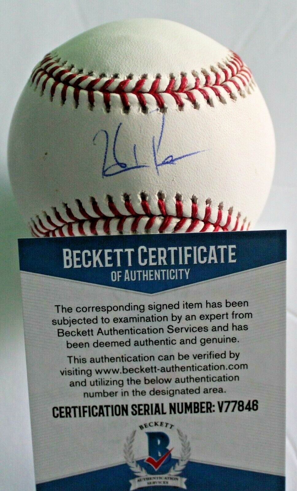 Hudson Potts Signed Official Major League Baseball Padres W/Beckett COA V77846 Collectible Memorabilia