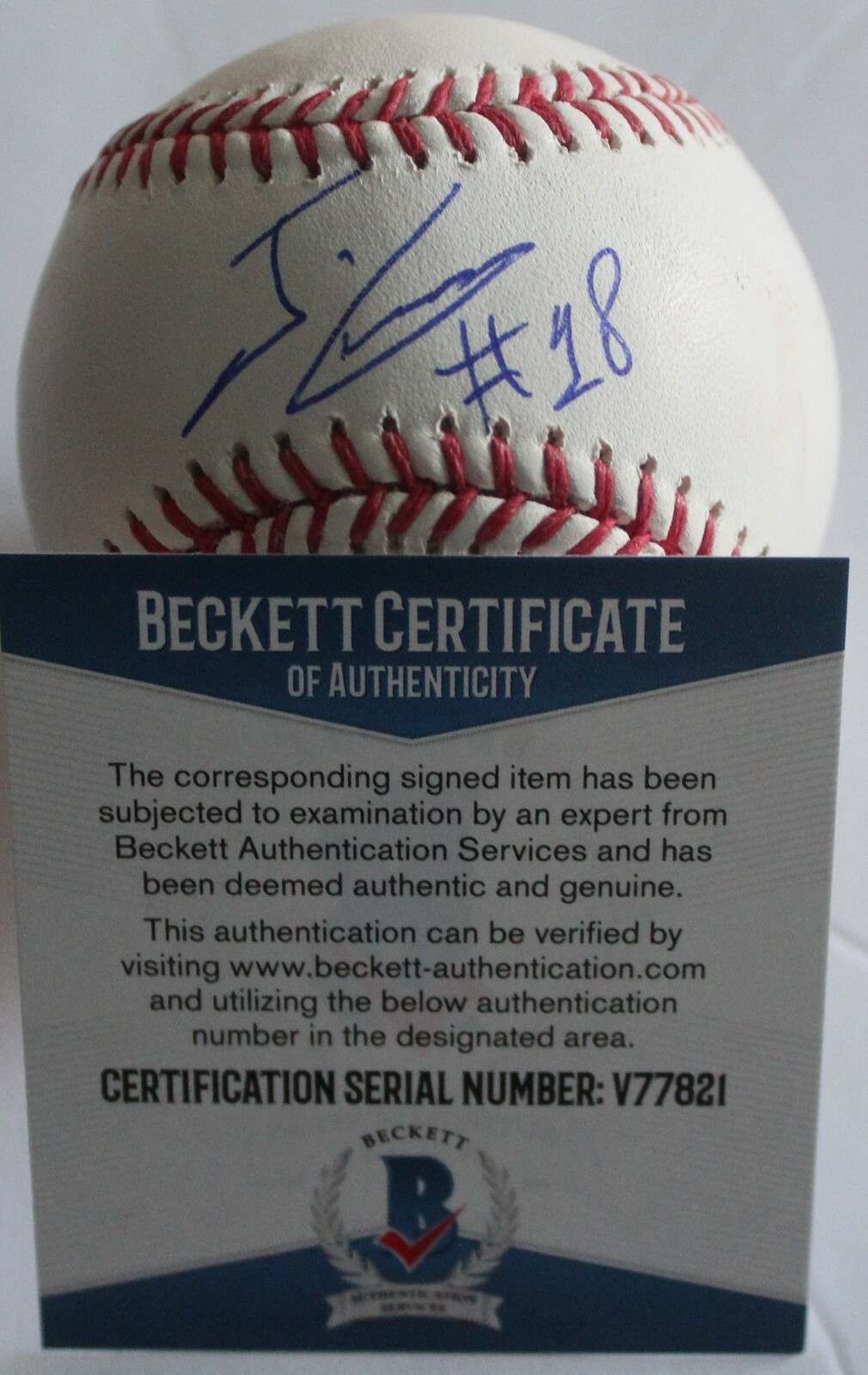 Jeisson Rosario Signed Official Major Baseball w/Beckett COA V77821 Padres Collectible Memorabilia