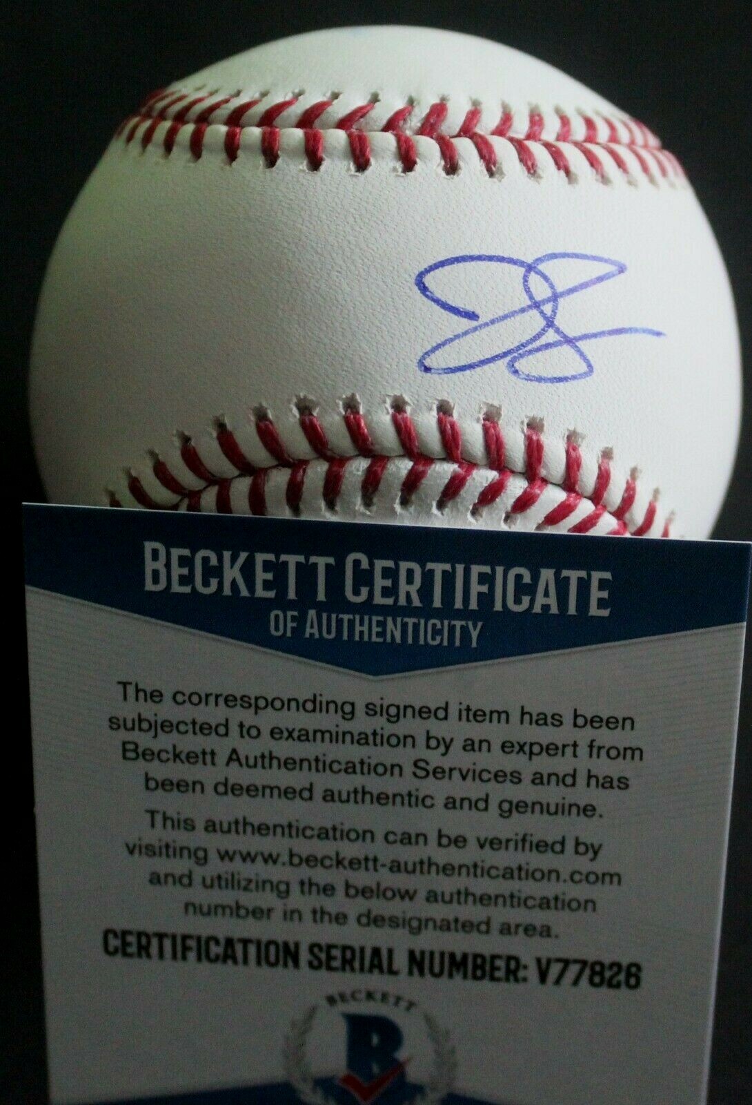 Forrest Whitley Houston Astros Signed Official Baseball W/Beckett COA V77826 Collectible Memorabilia