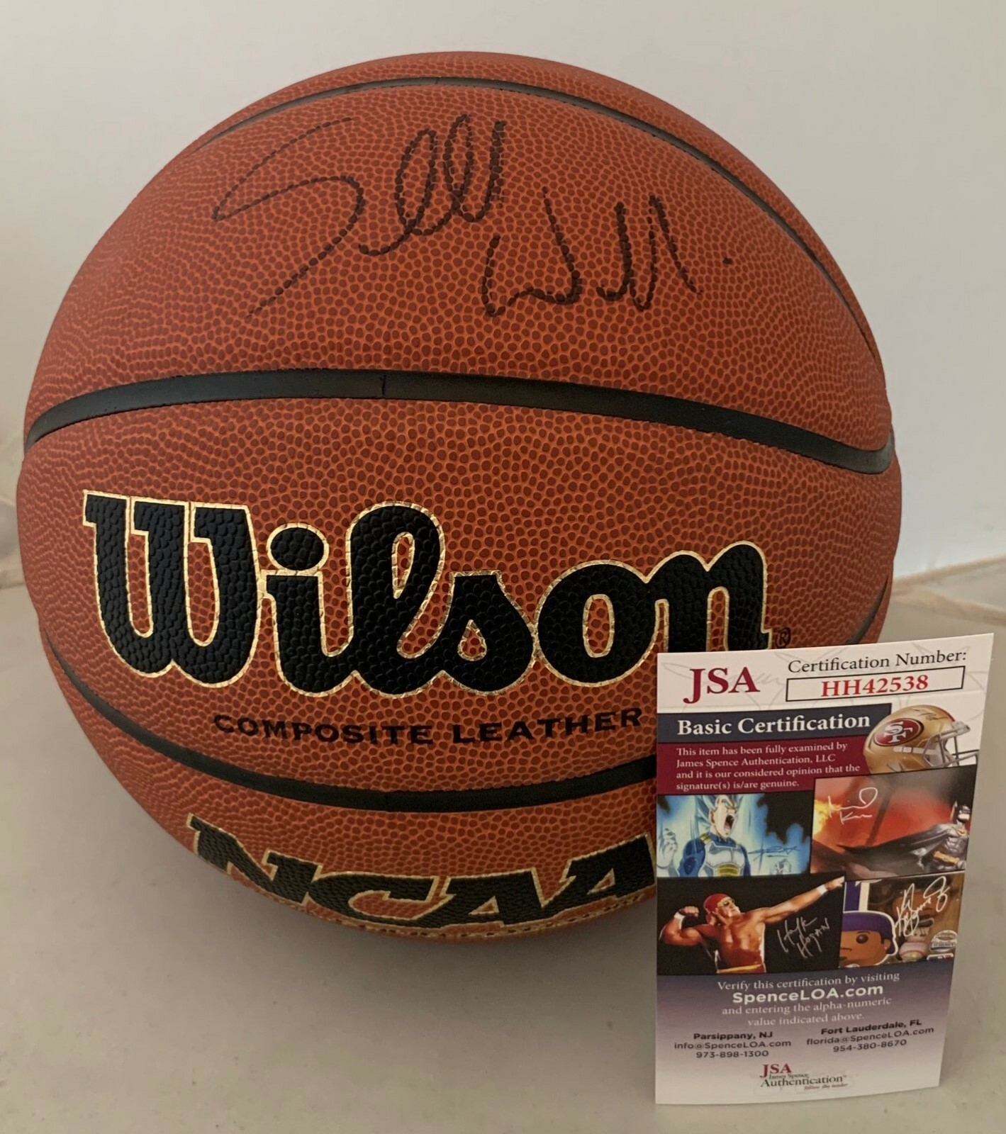 Shelden Williams Duke Blue Devils signed F/S NCAA Basketball autographed JSA Collectible Memorabilia