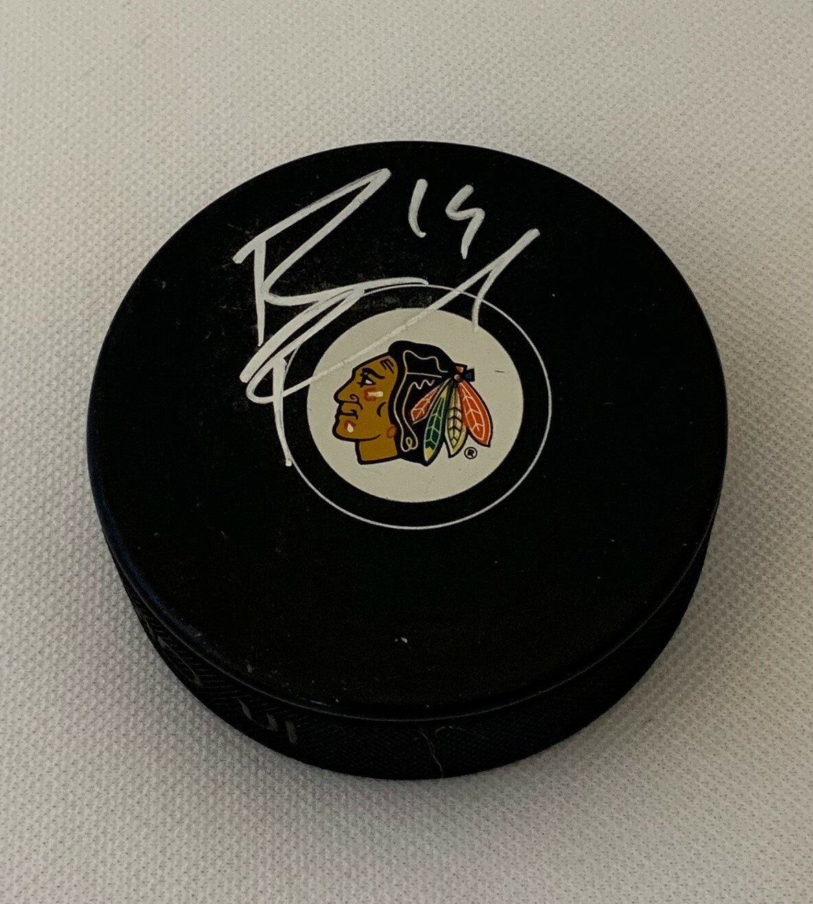 Richard Panik signed Chicago Blackhawks Puck autographed Hawks Collectible Memorabilia