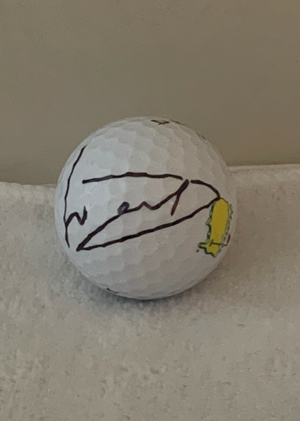 Luke Donald PGA signed Titleist Masters Golf Ball autographed Collectible Memorabilia